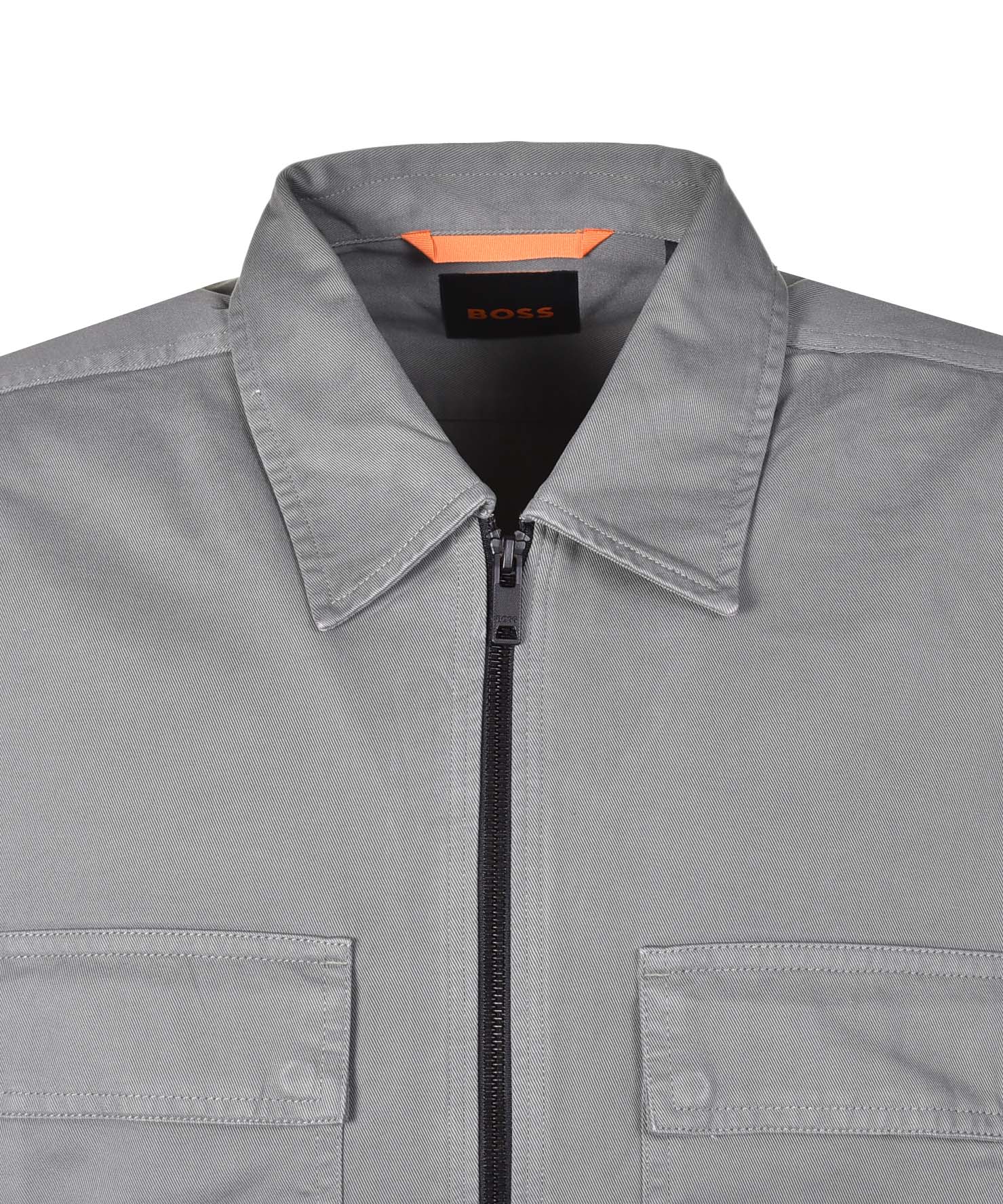 Lovel Zip Overshirt 076 Open Grey