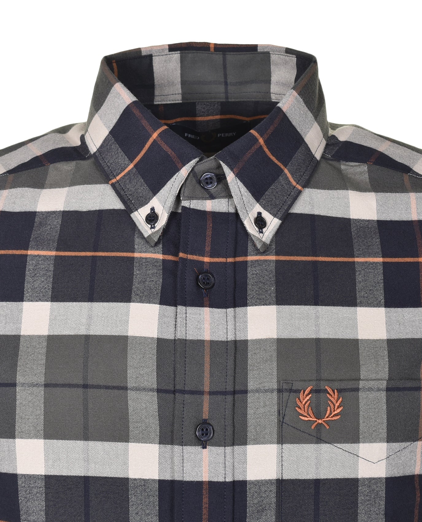 Long Sleeve Brushed Tartan Shirt Field Green