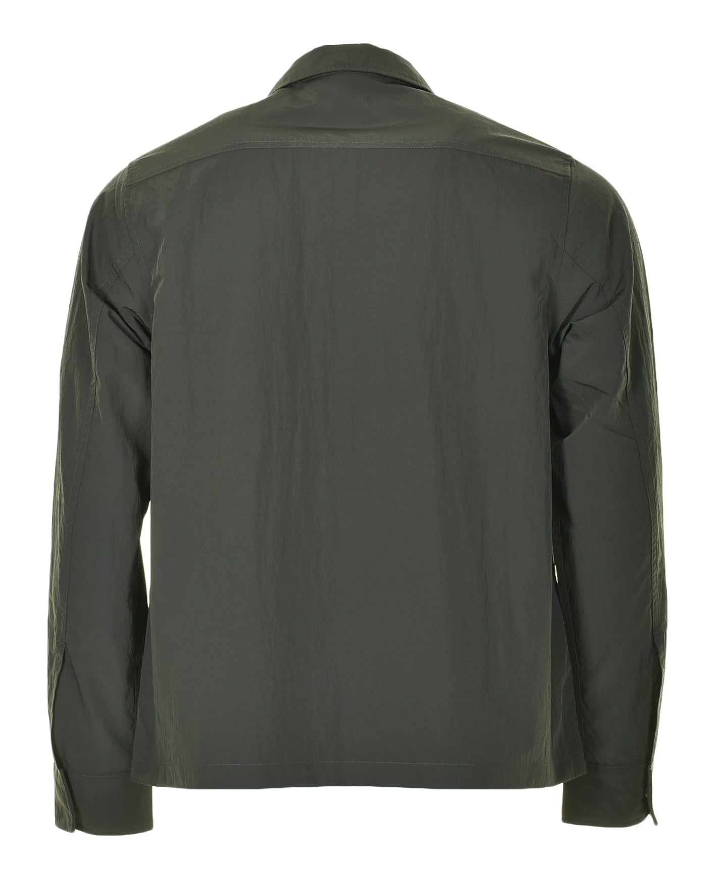 Zip Through Overshirt Field Green
