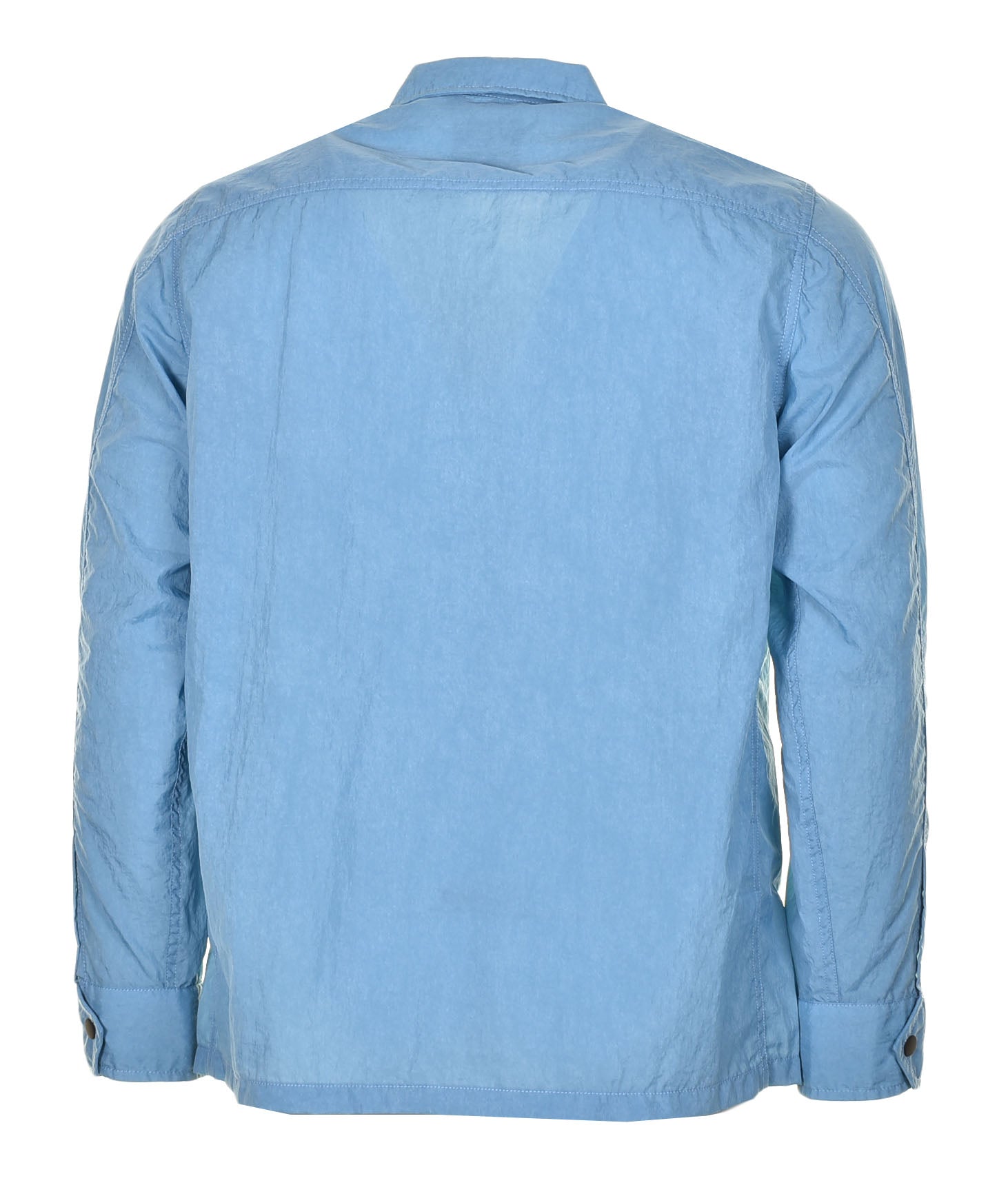 Lovvy Zip Overshirt Open Blue