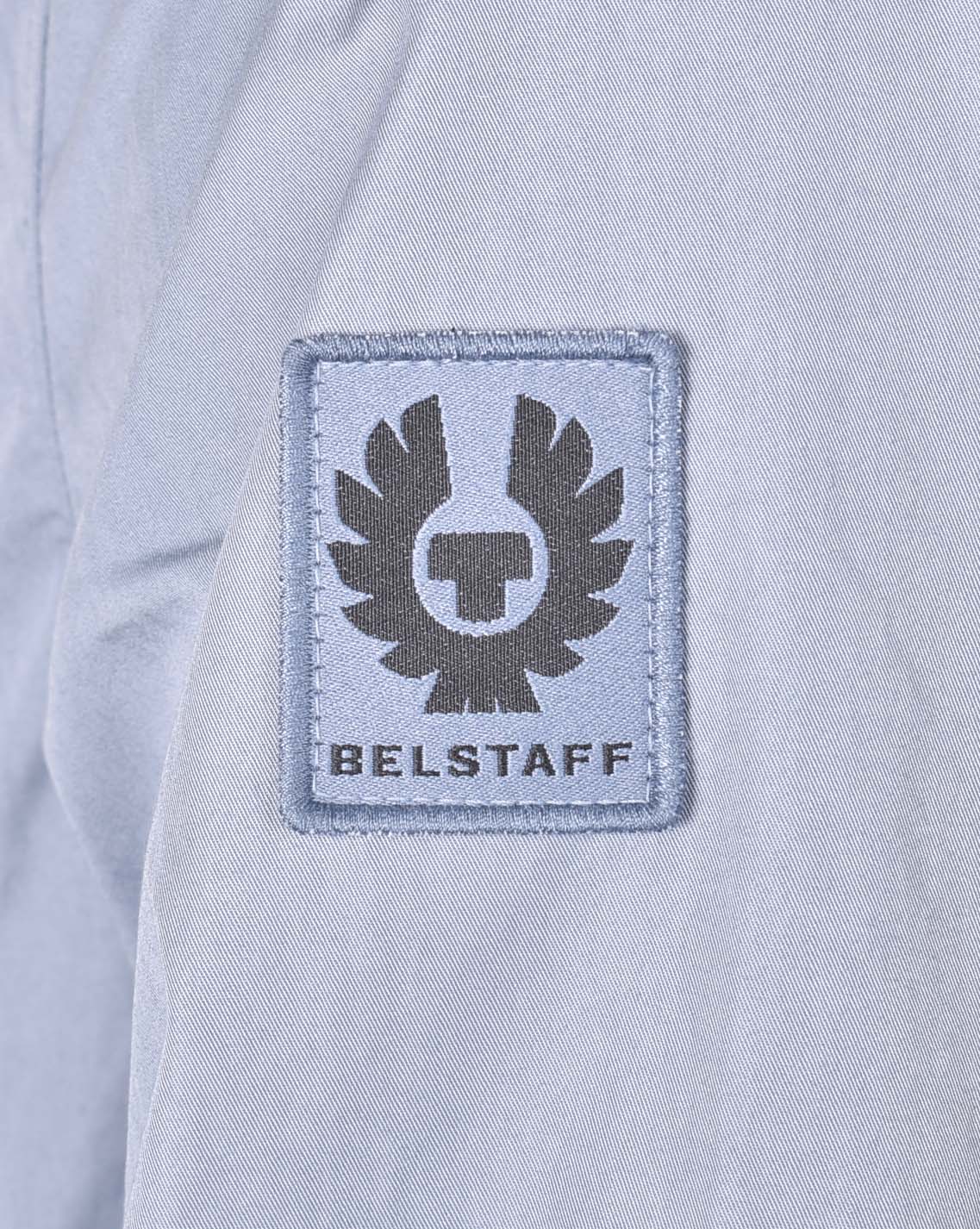 embroidered Belstaff logo on Drome overshirt