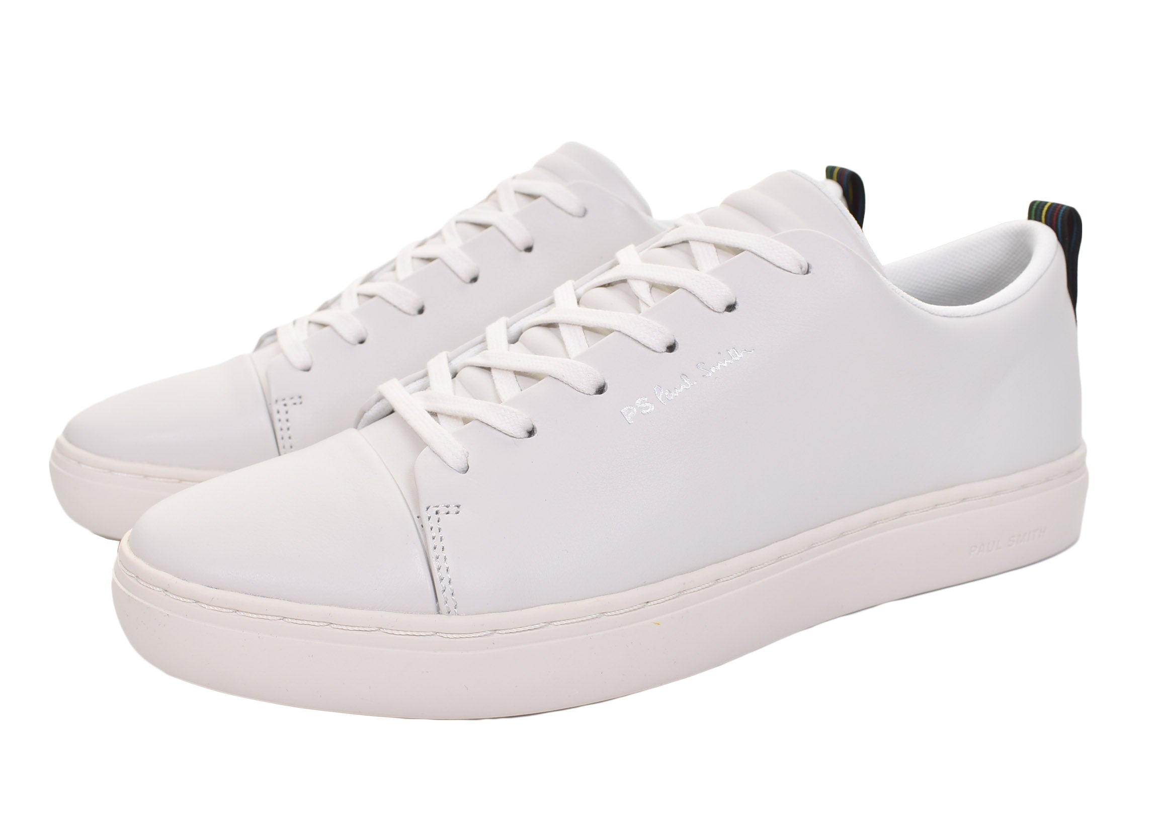 Lee White Tape Trainers White