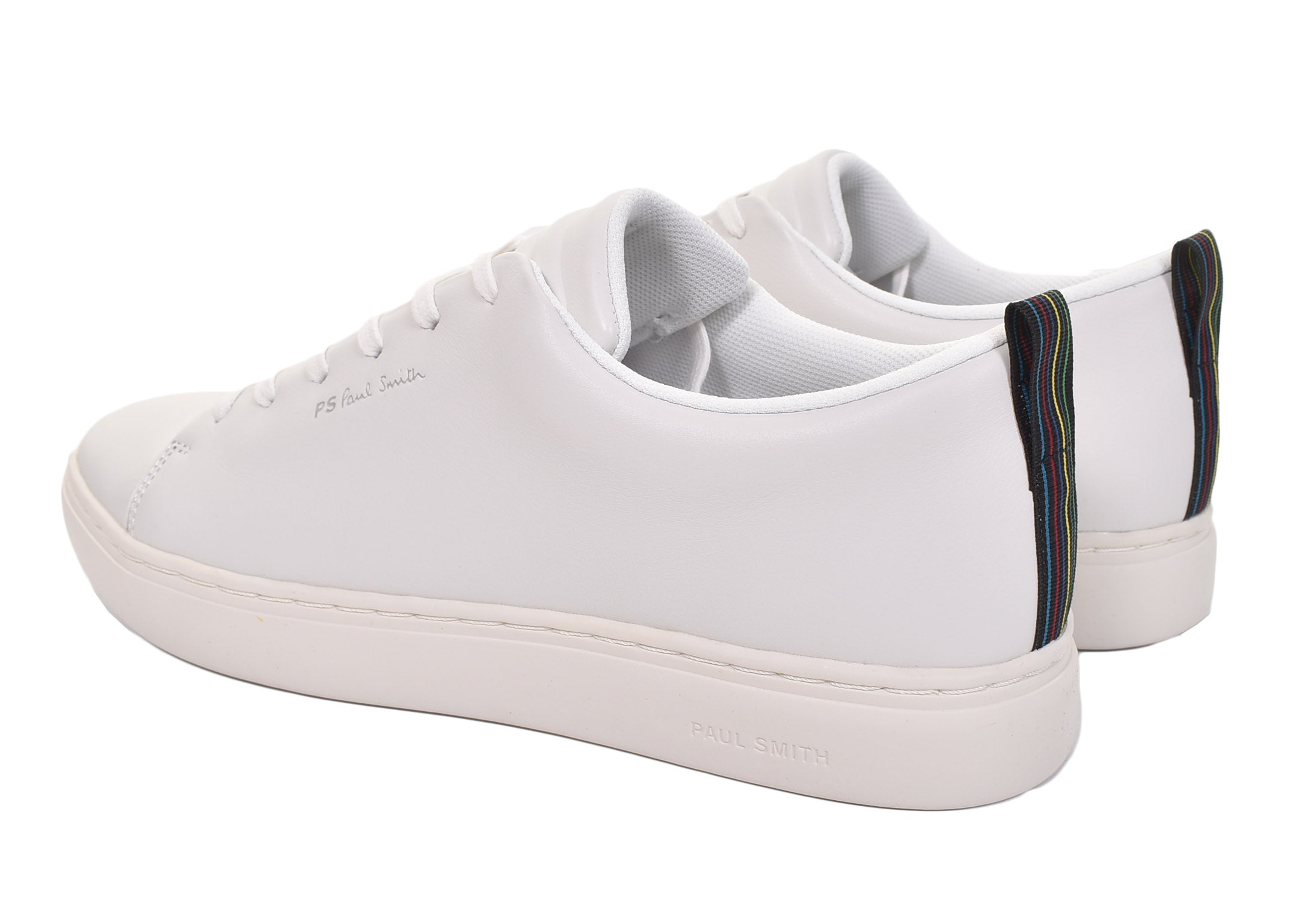 Lee White Tape Trainers White