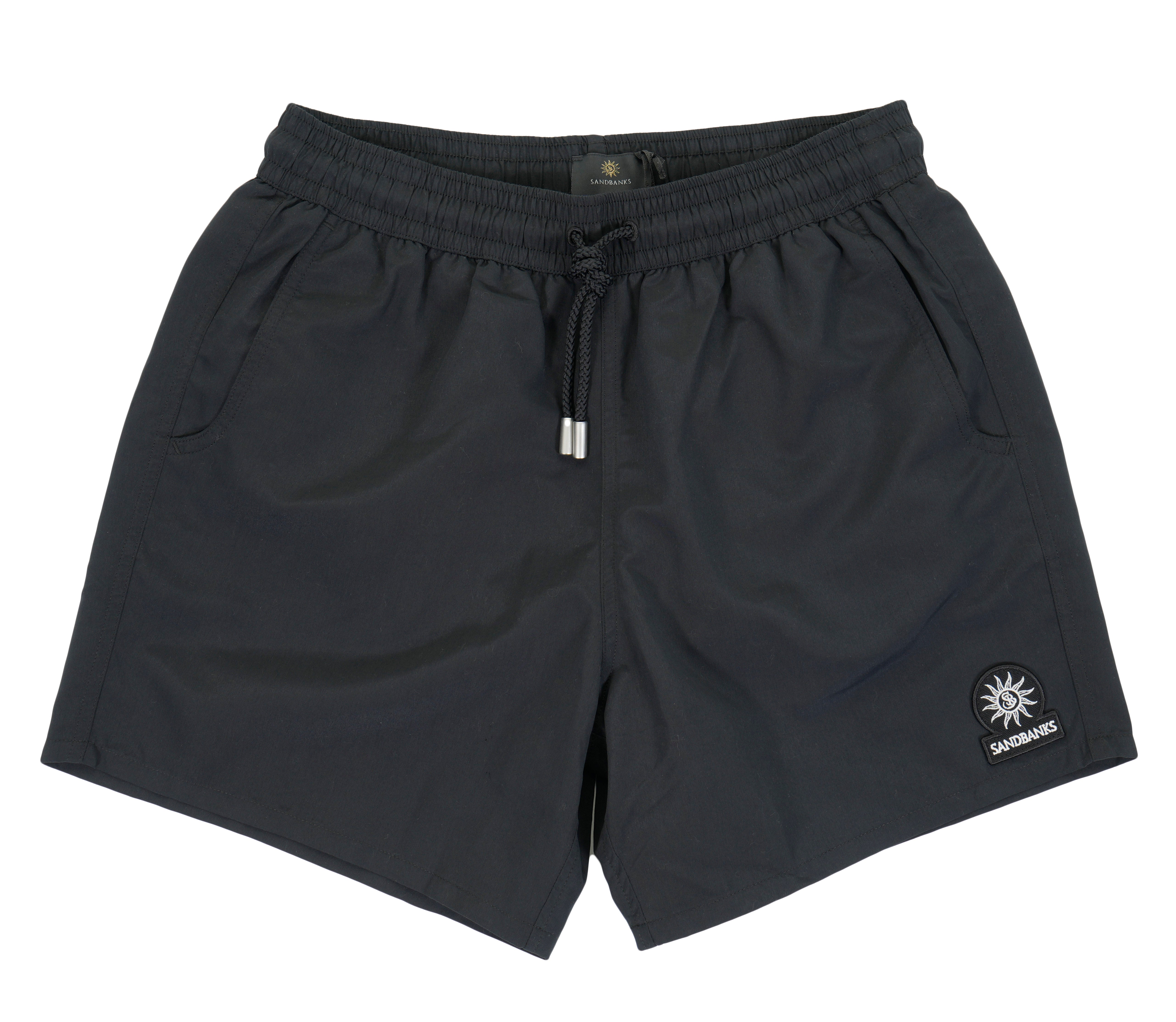 Badge Logo Swim Shorts Black