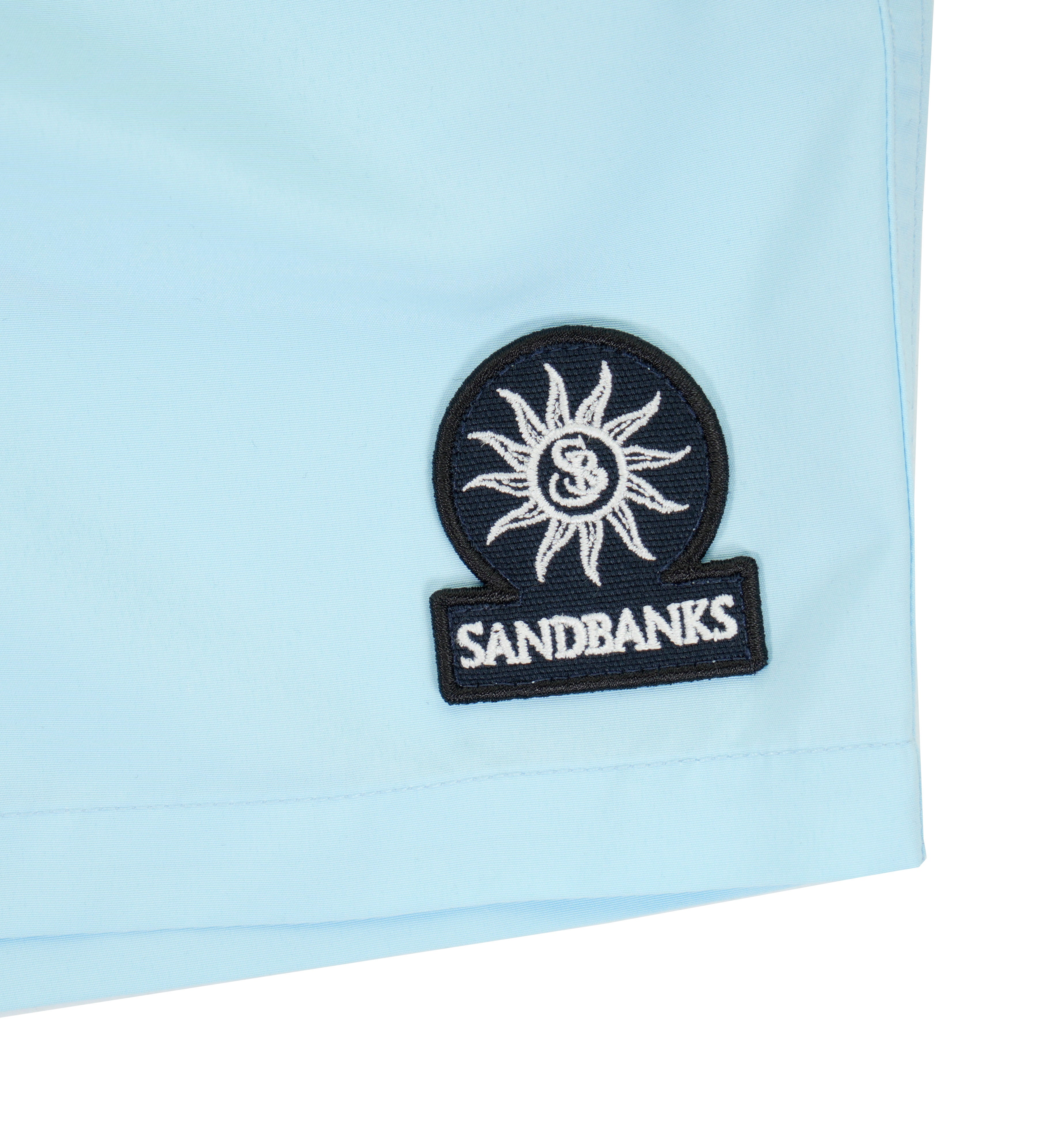 Badge Logo Swim Shorts Crystal Blue