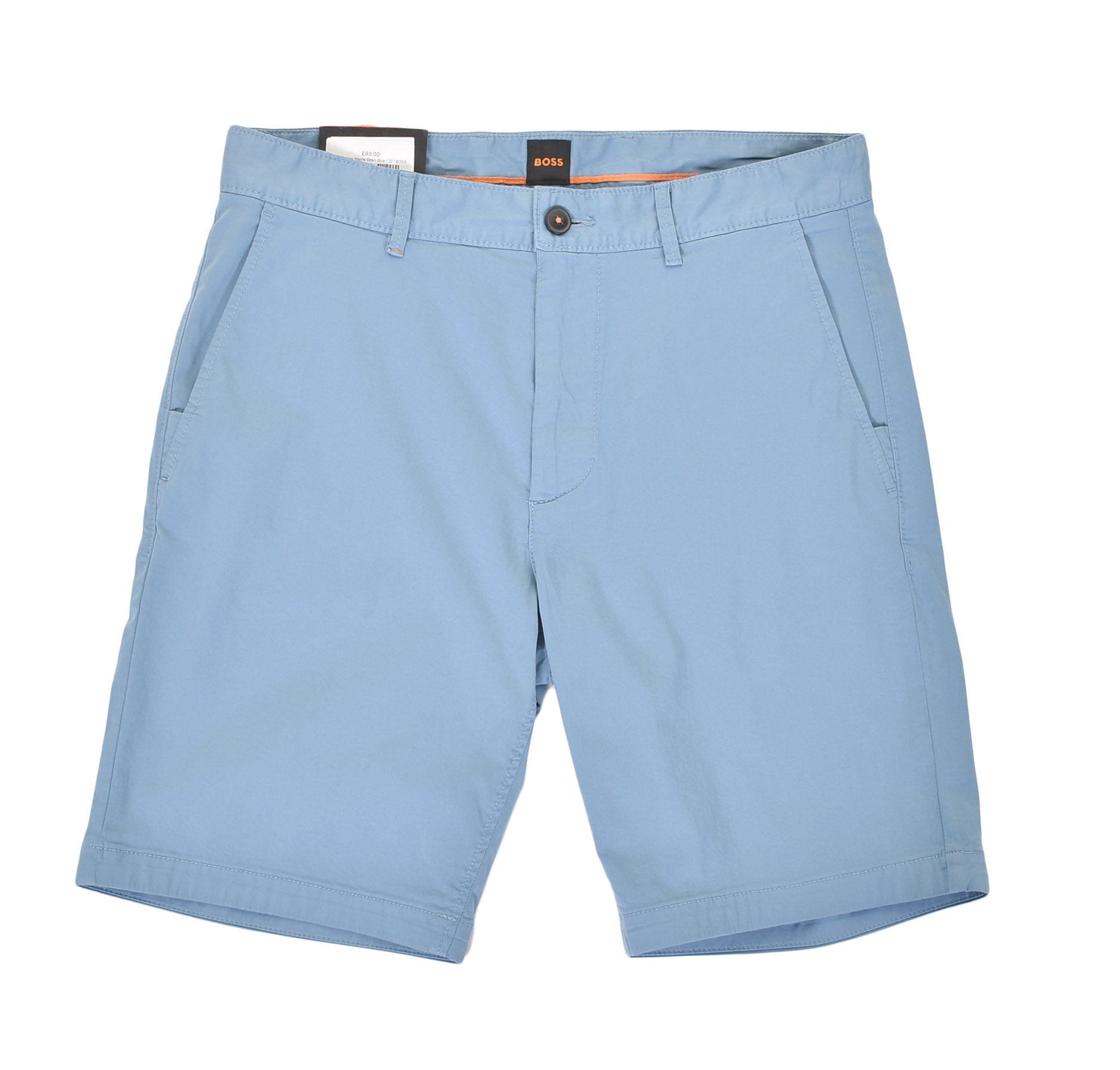 Chino Slim Shorts Open Blue