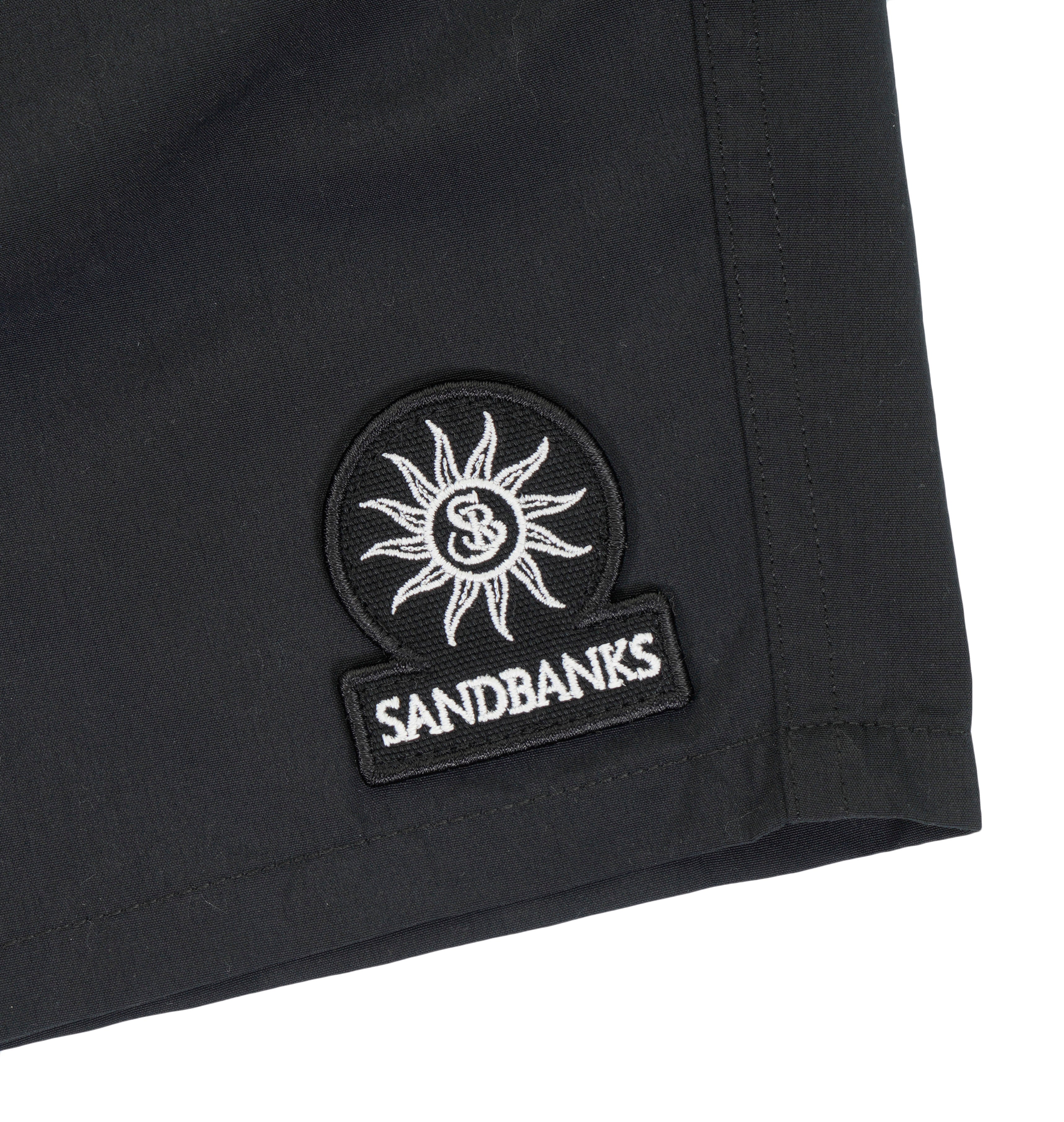Badge Logo Swim Shorts Black