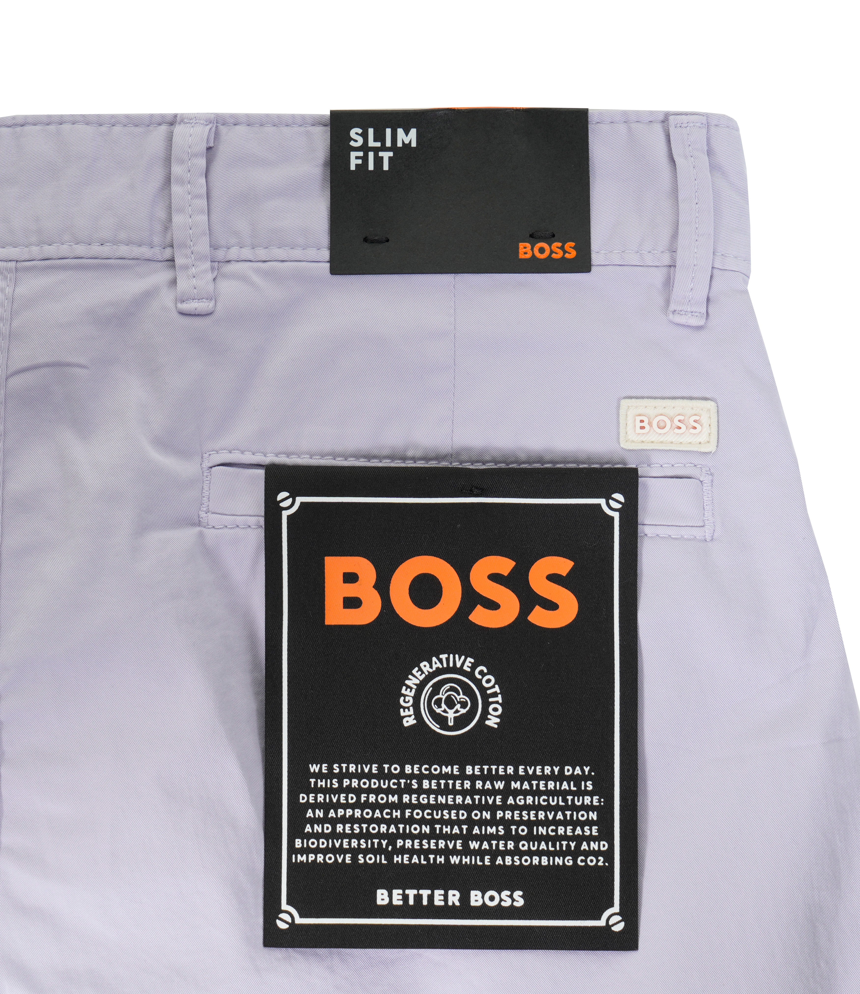 Chino Slim Shorts 549 Open Purple