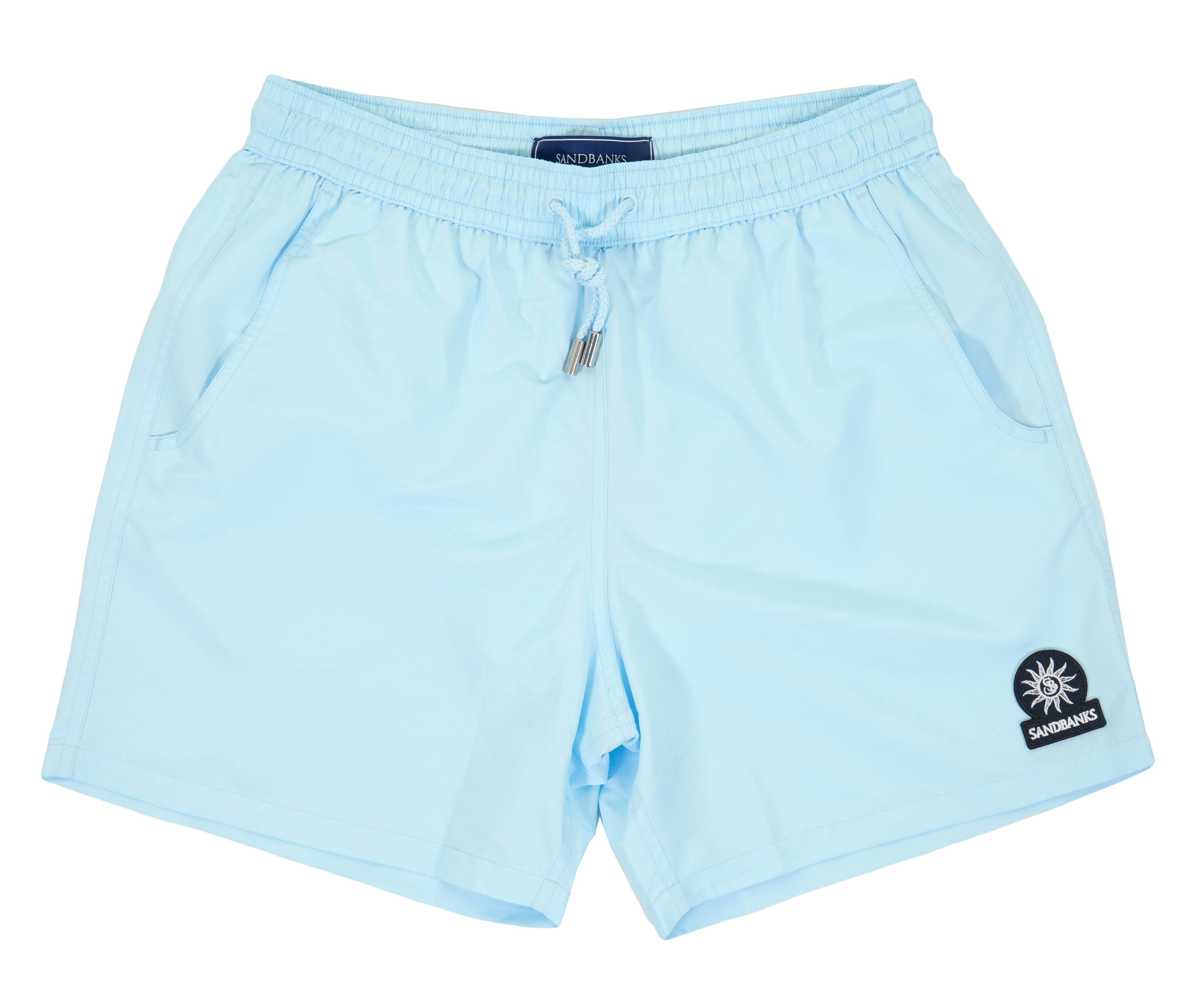 Badge Logo Swim Shorts Crystal Blue
