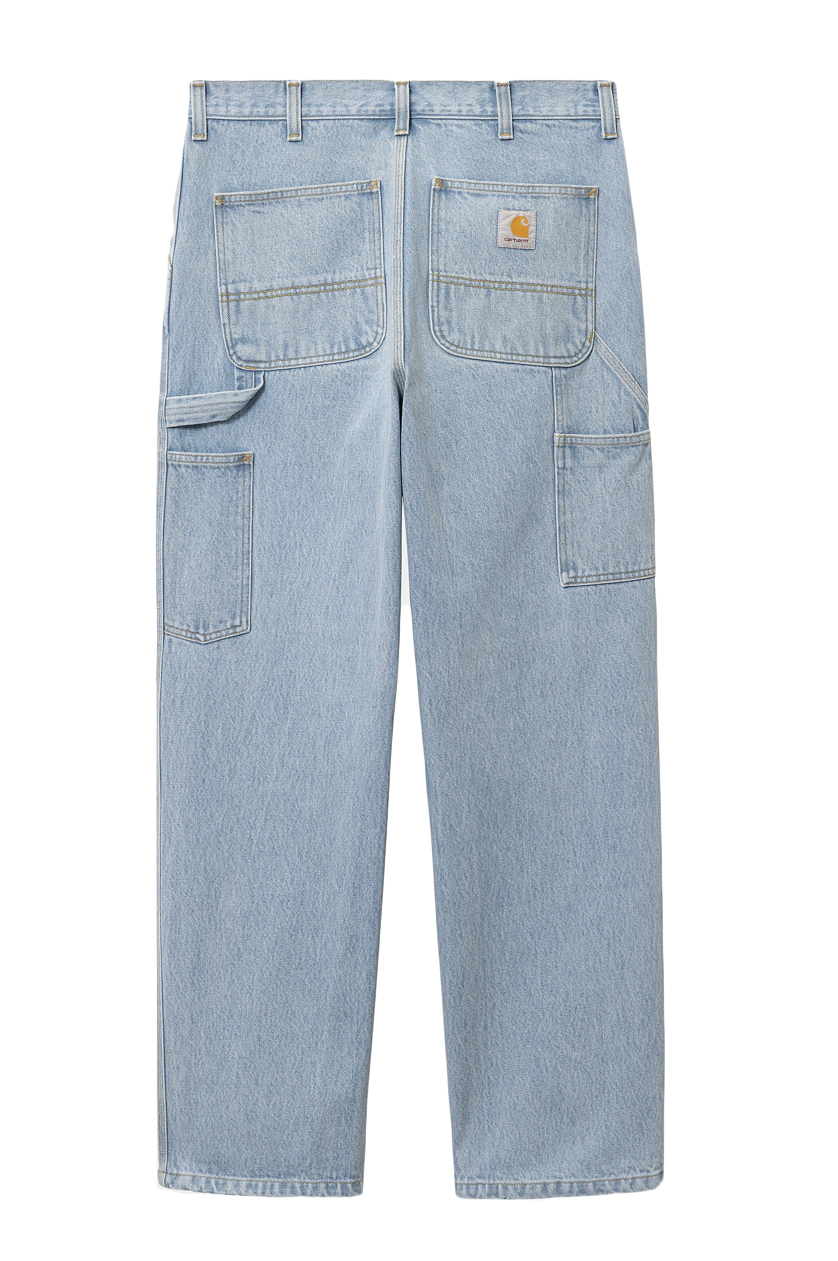 Single Knee Pant Blue Stone Bleached