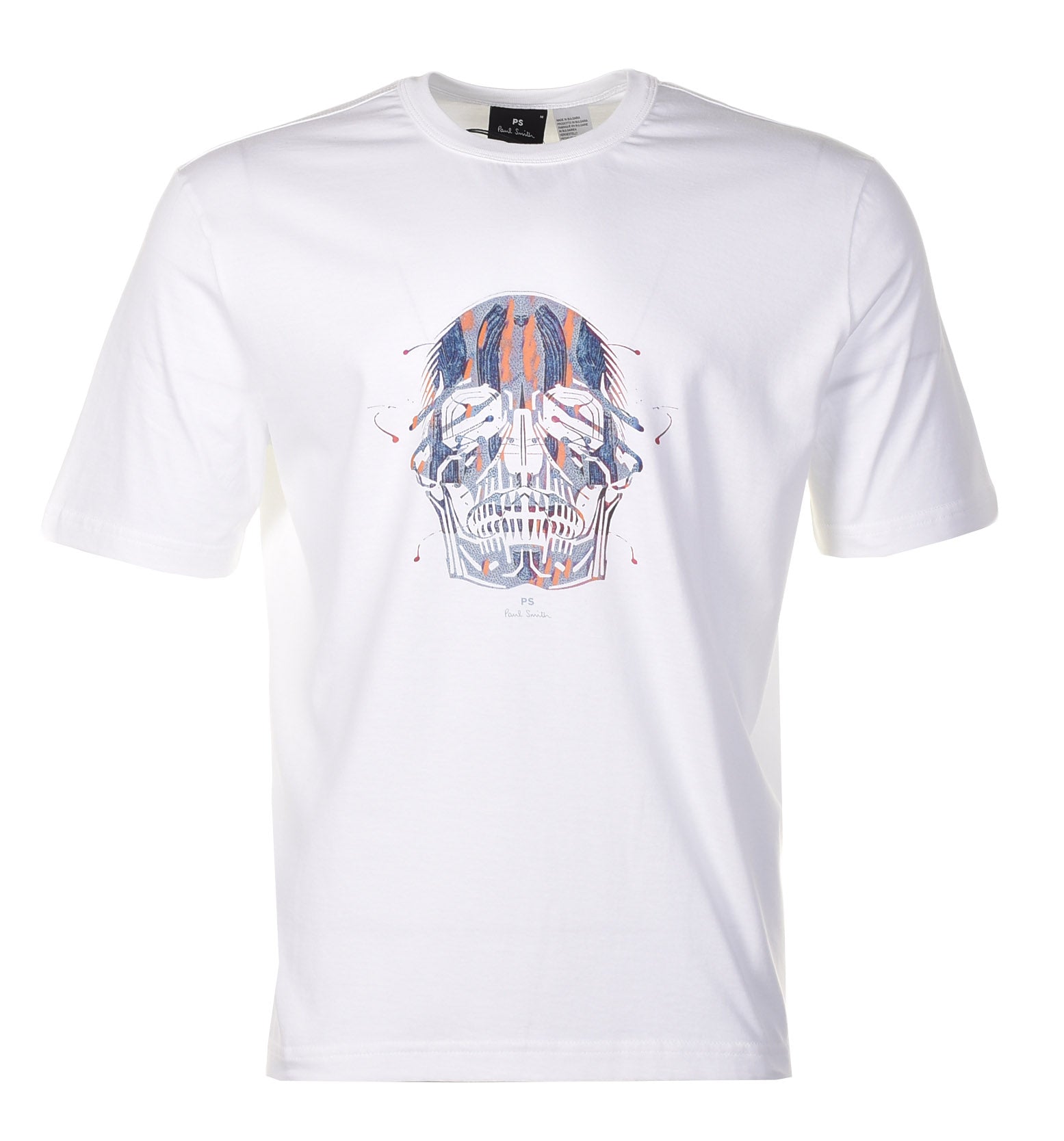 Casual Fit Skull T Shirt White