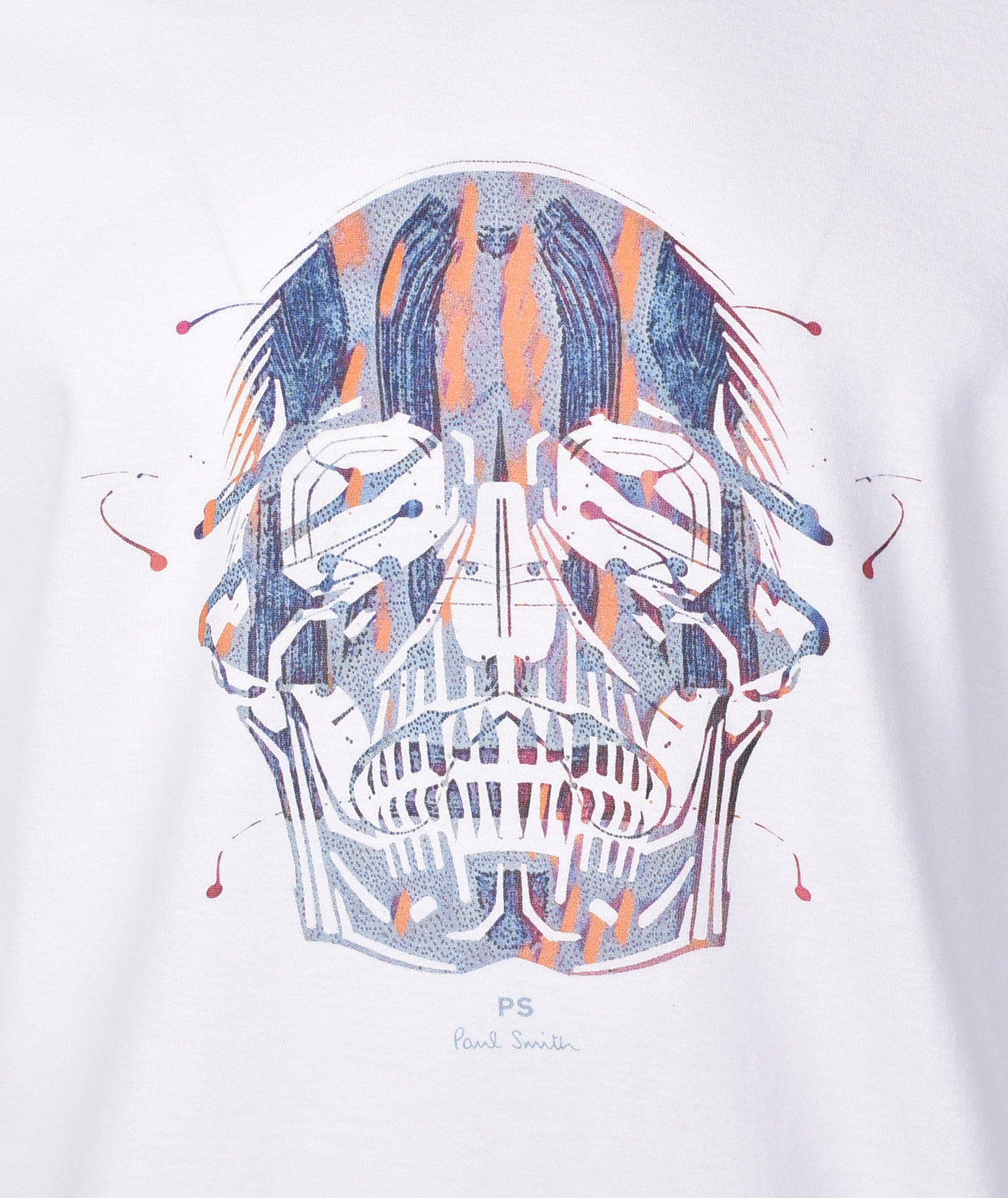 Casual Fit Skull T Shirt White