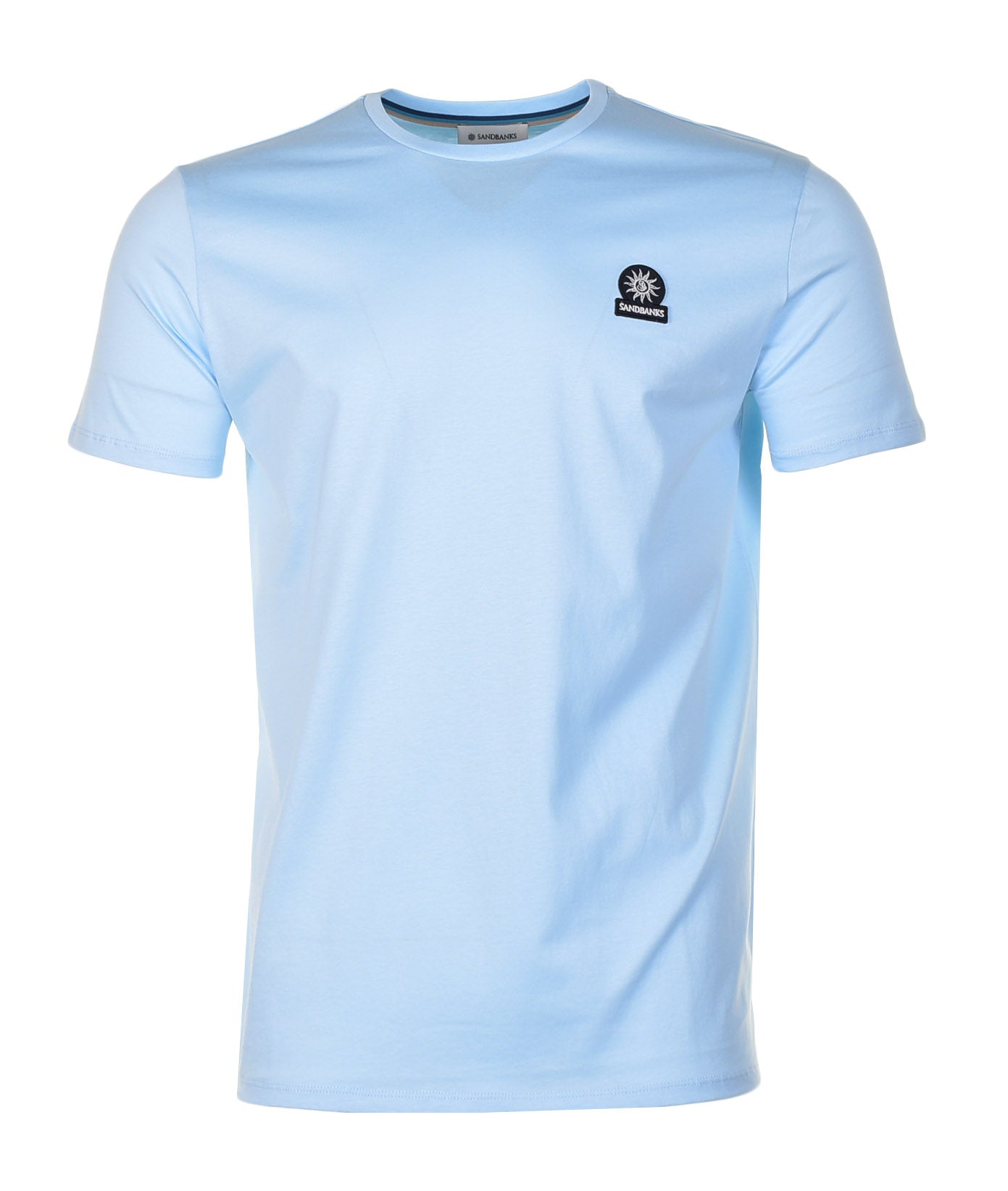 Badge Logo T Shirt Crystal Blue