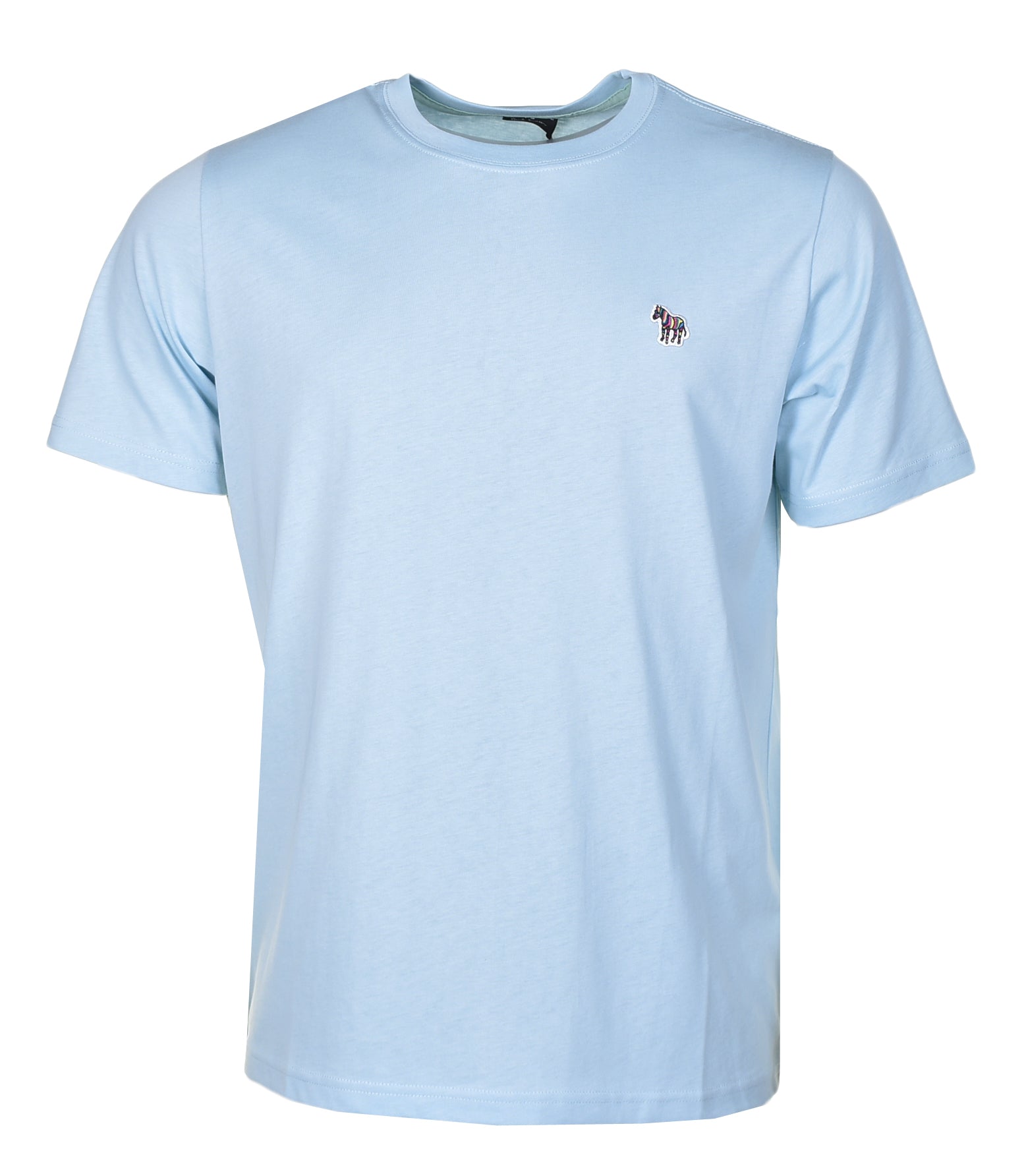 Regular Fit Zebra T Shirt 41D Sky Blue