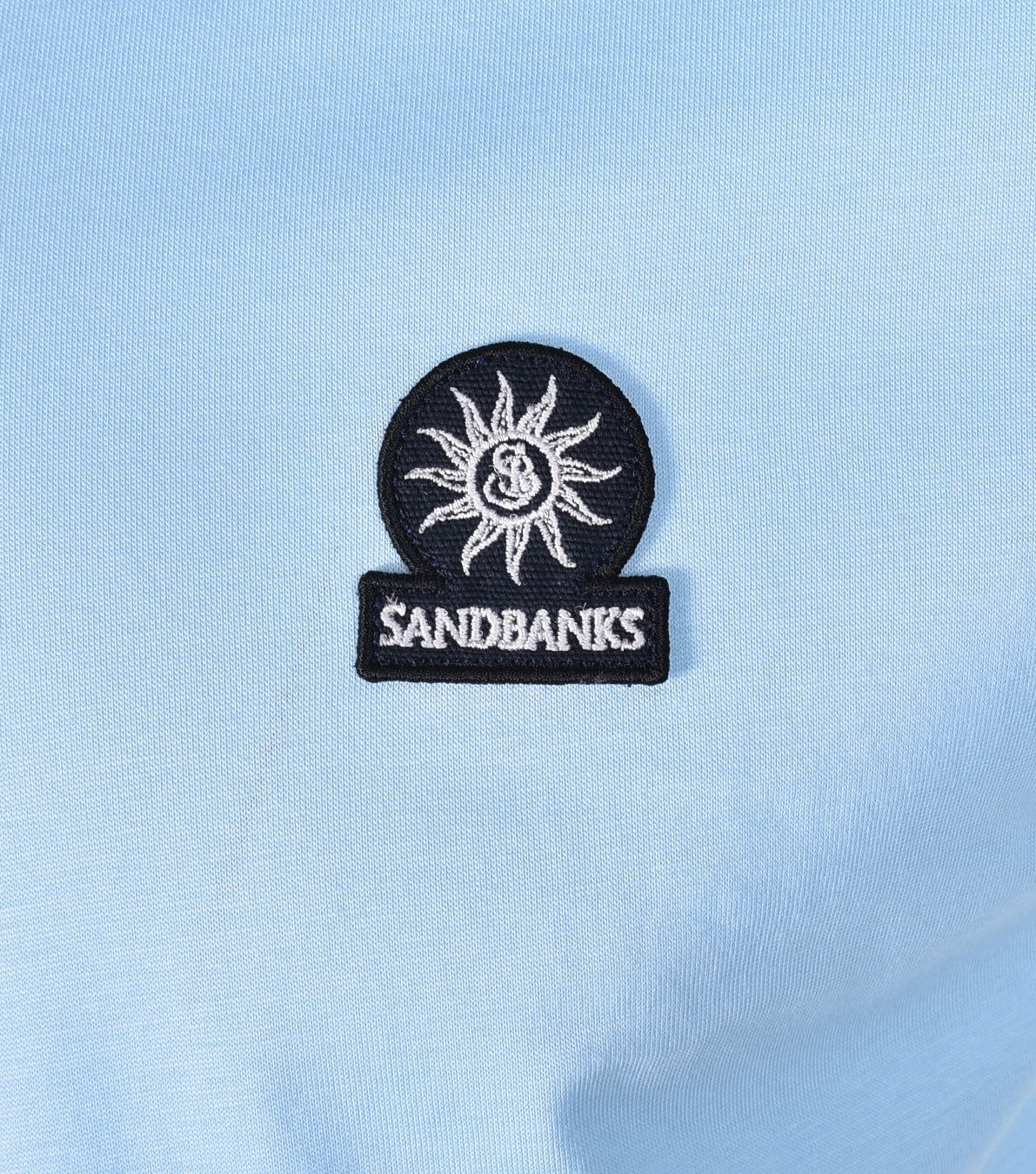 Badge Logo T Shirt Crystal Blue