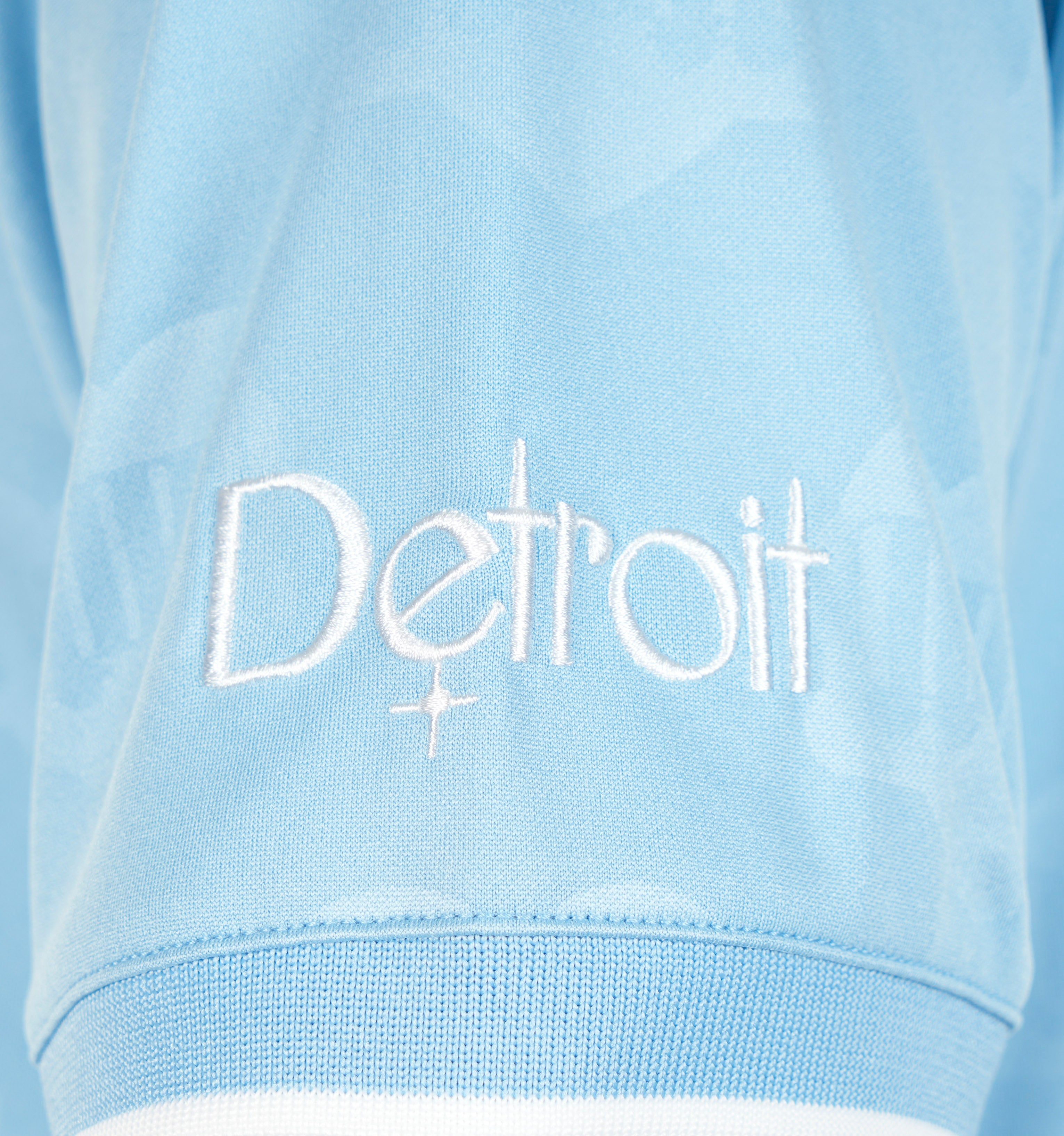 Short Sleeve Hartt's Football T Shirt Jacquard Bluebird