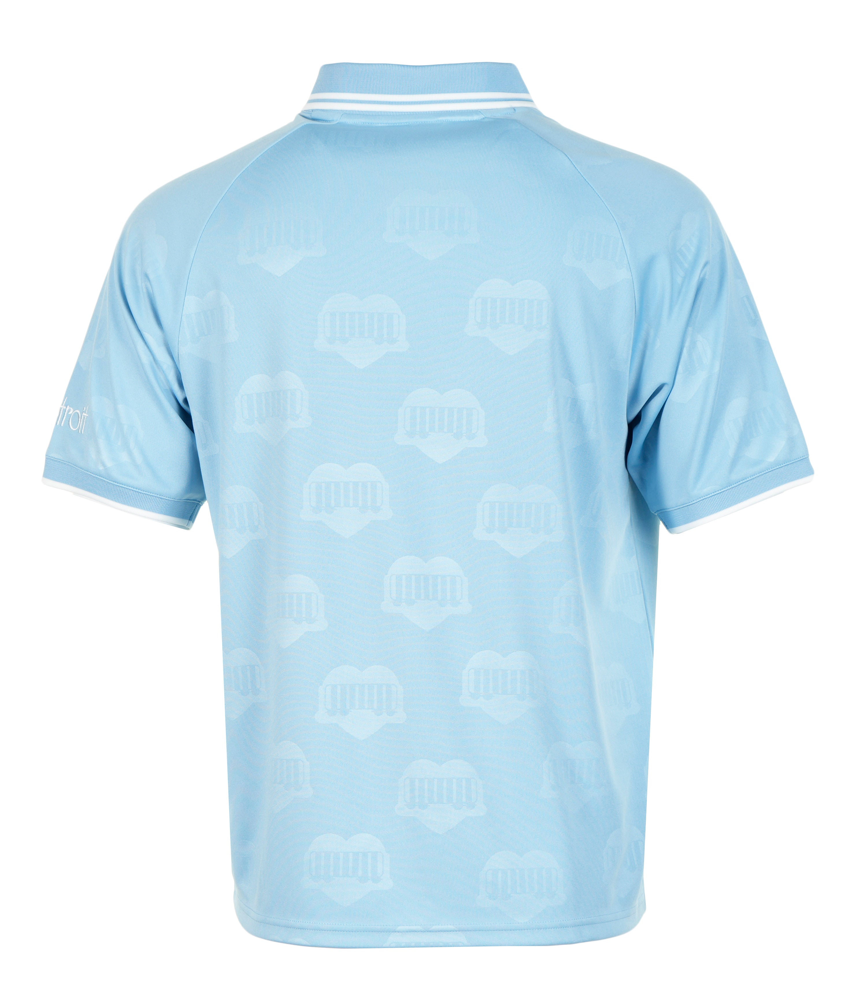 Short Sleeve Hartt's Football T Shirt Jacquard Bluebird