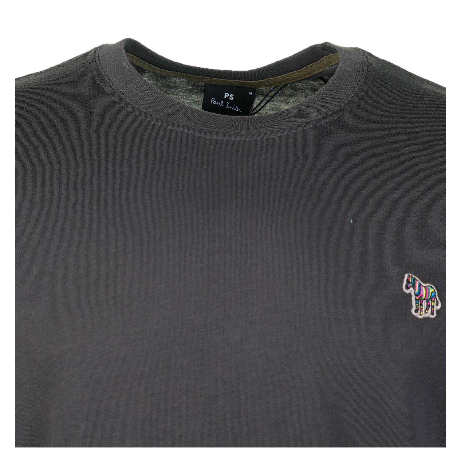 Regular Fit Zebra T Shirt 76 Slate