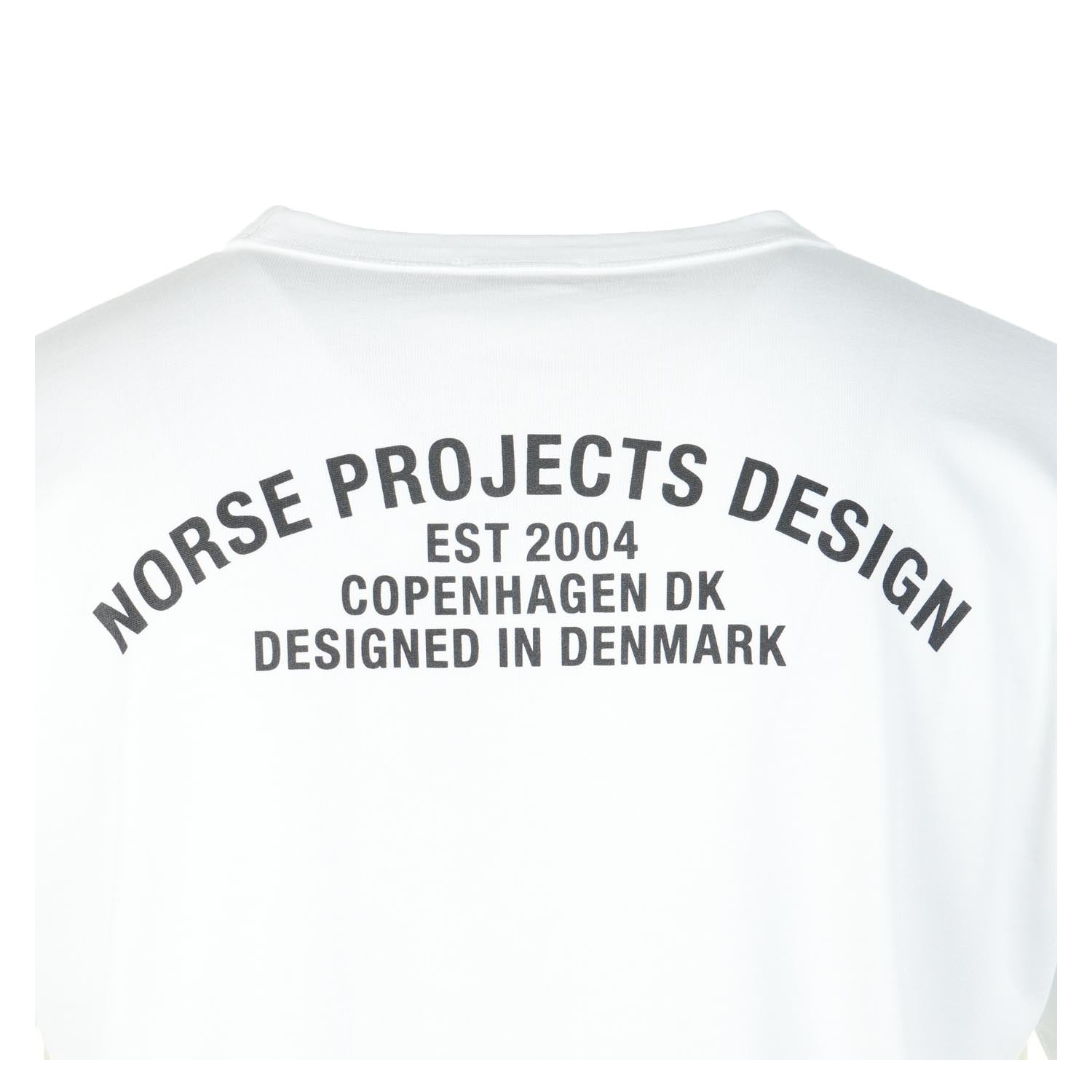 Snekkersten Organic Arch Print T Shirt White