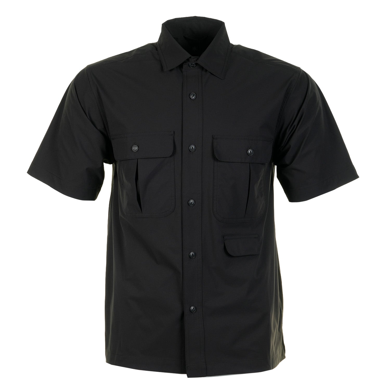 Comfort Flex Short Sleeve Shirt Black