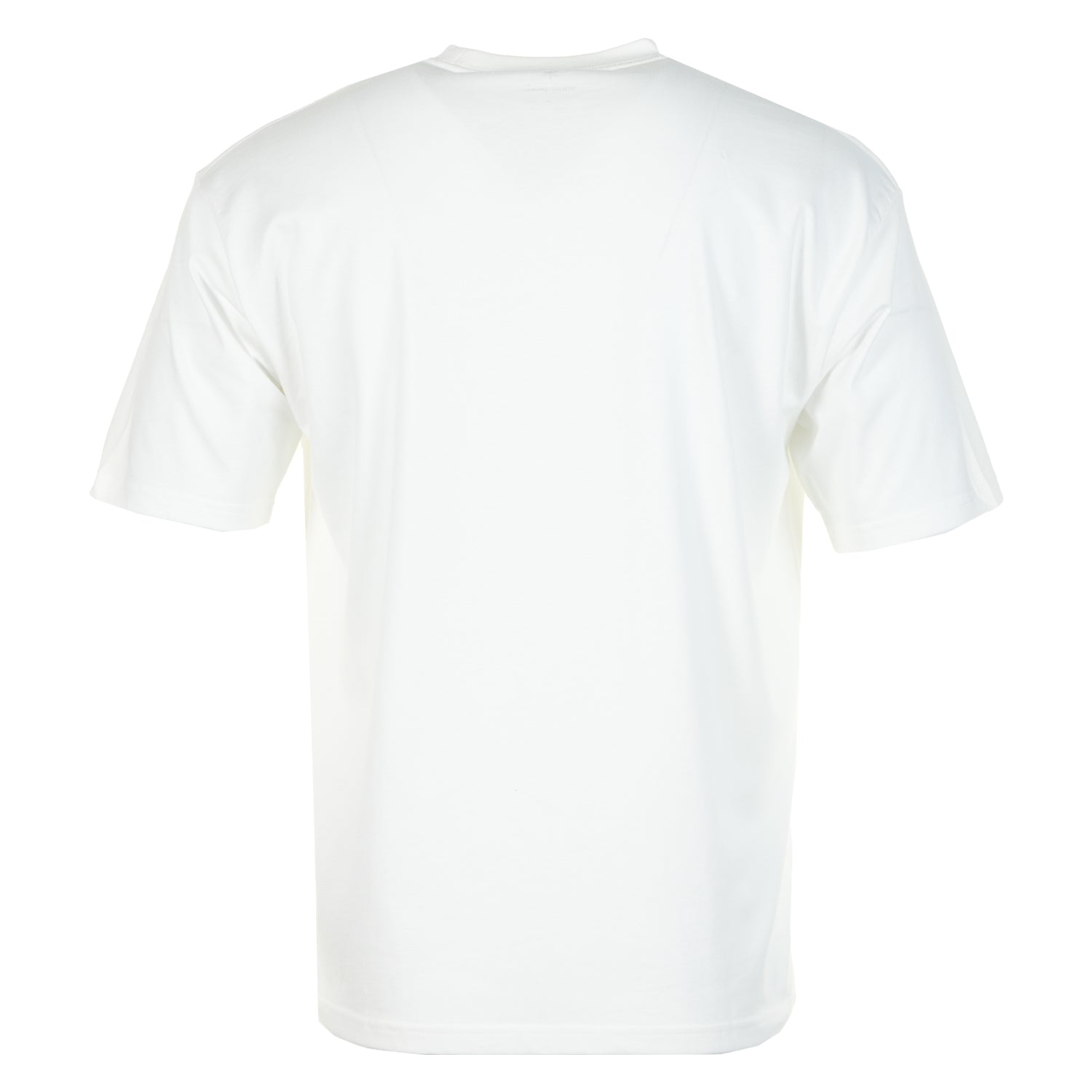 Soft Cotton Relaxed Fit Logo T Shirt Off White