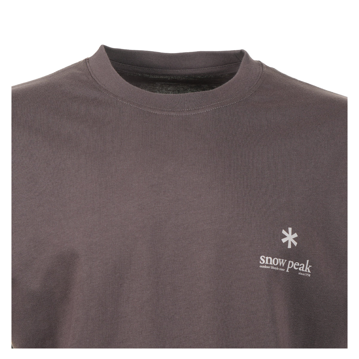 Soft Cotton Relaxed Logo T Shirt Brown