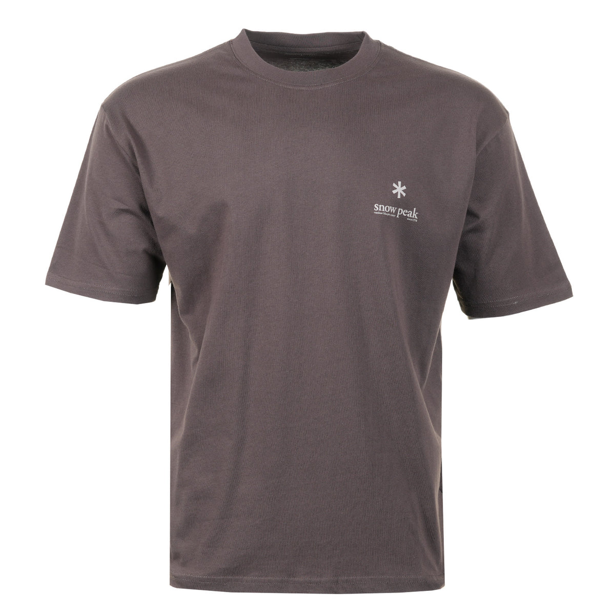 Soft Cotton Relaxed Logo T Shirt Brown