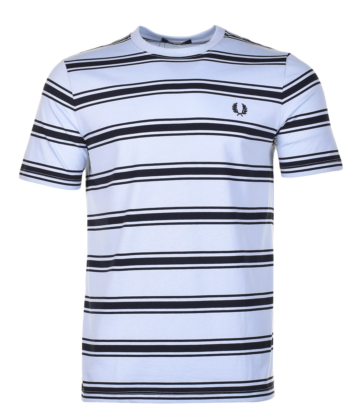 Fine Stripe T Shirt Light Smoke