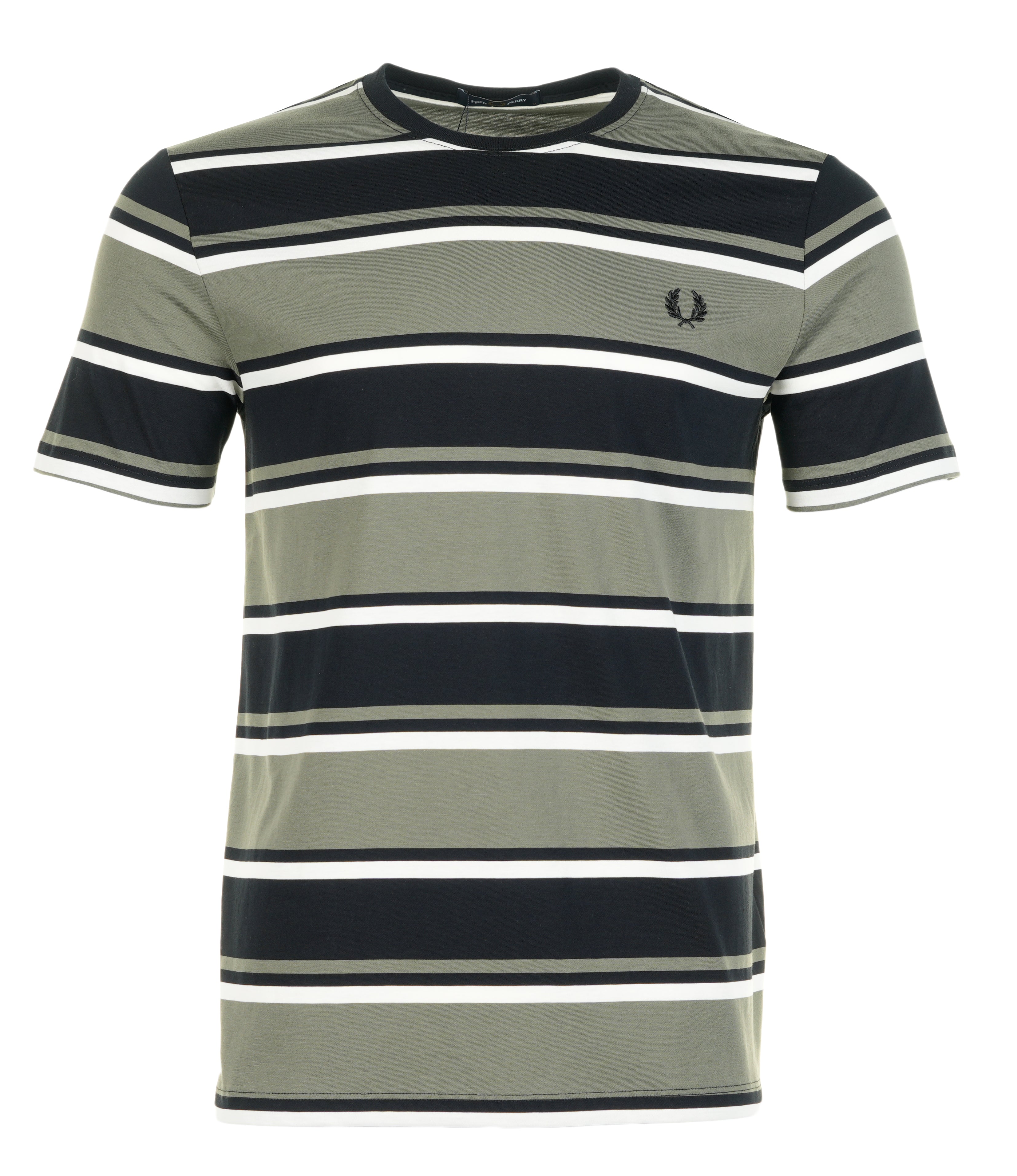 Bold Stripe T Shirt Black