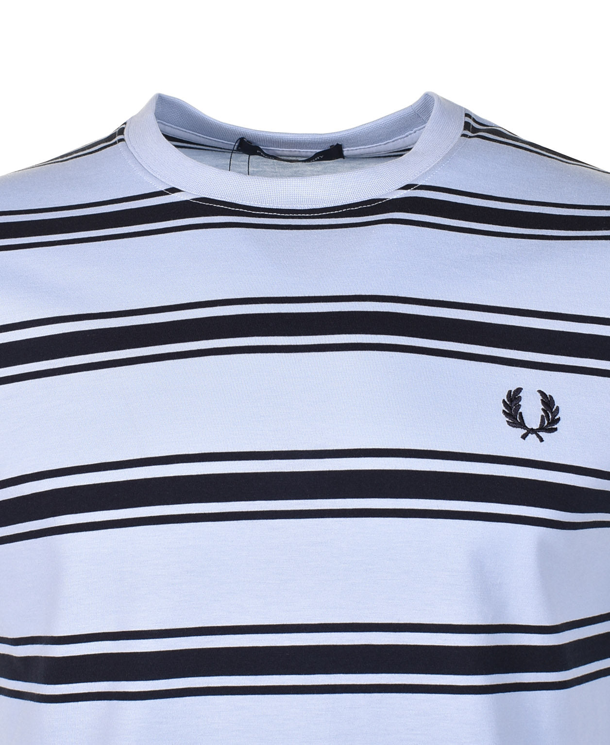 Fine Stripe T Shirt Light Smoke