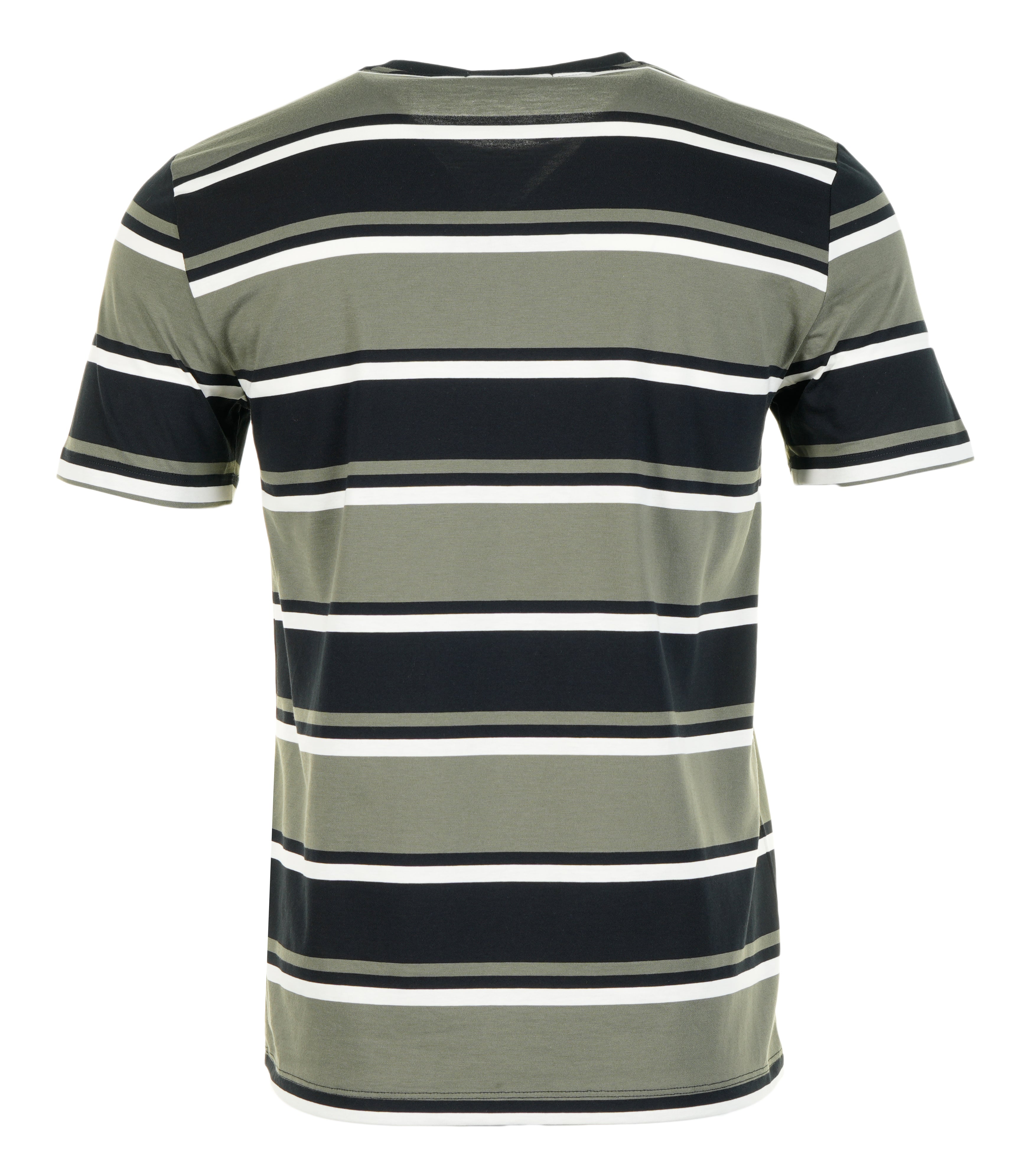 Bold Stripe T Shirt Black