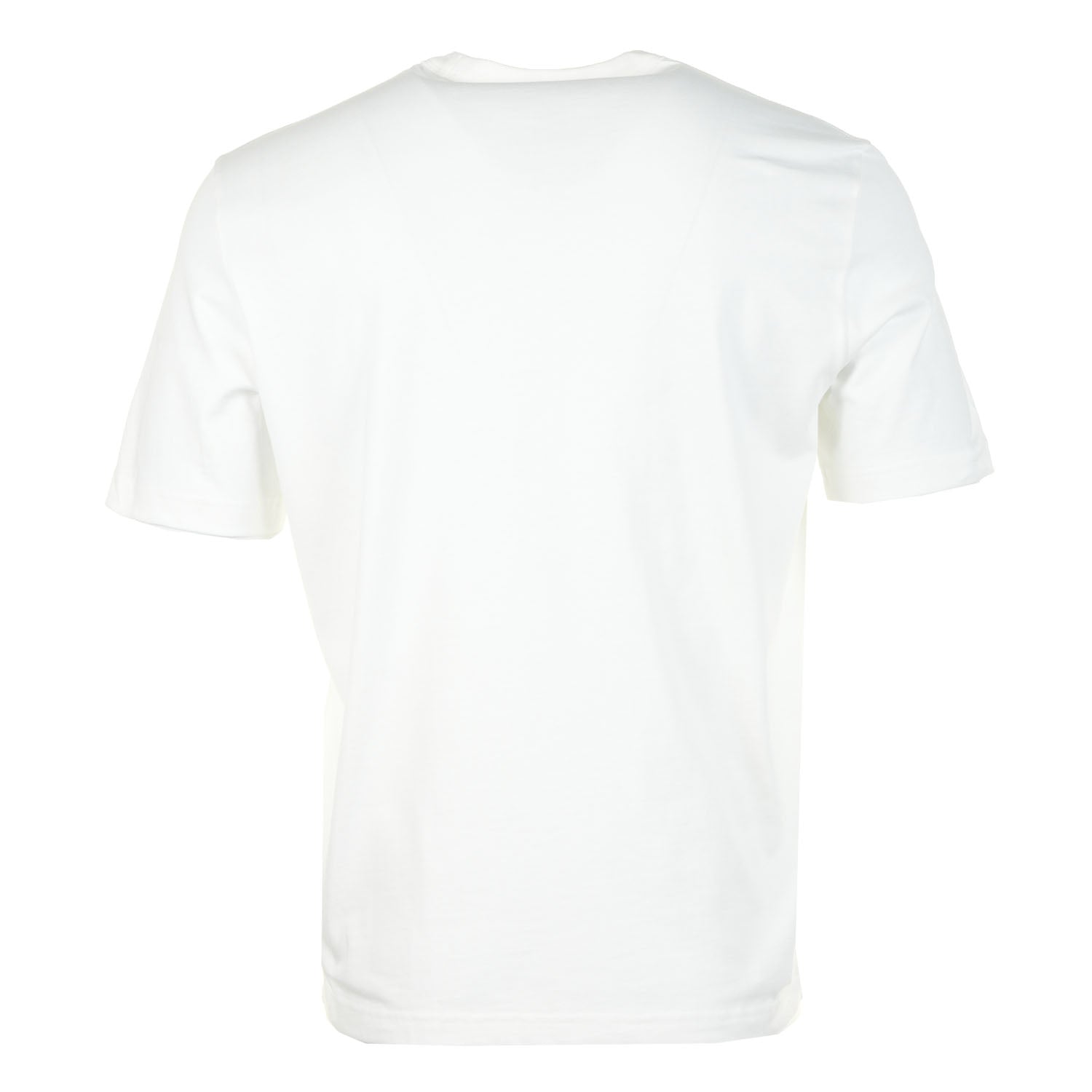 Casual Fit Stripe Short Sleeve T Shirt White