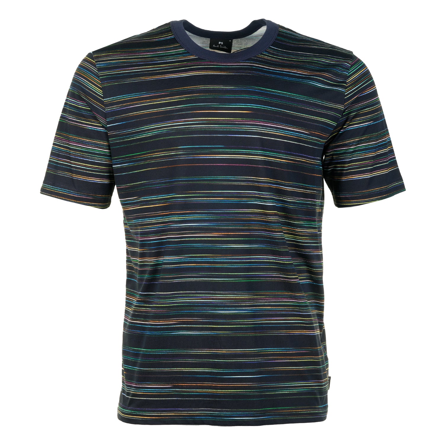 Casual Fit Stripe T Shirt Very Dark Navy
