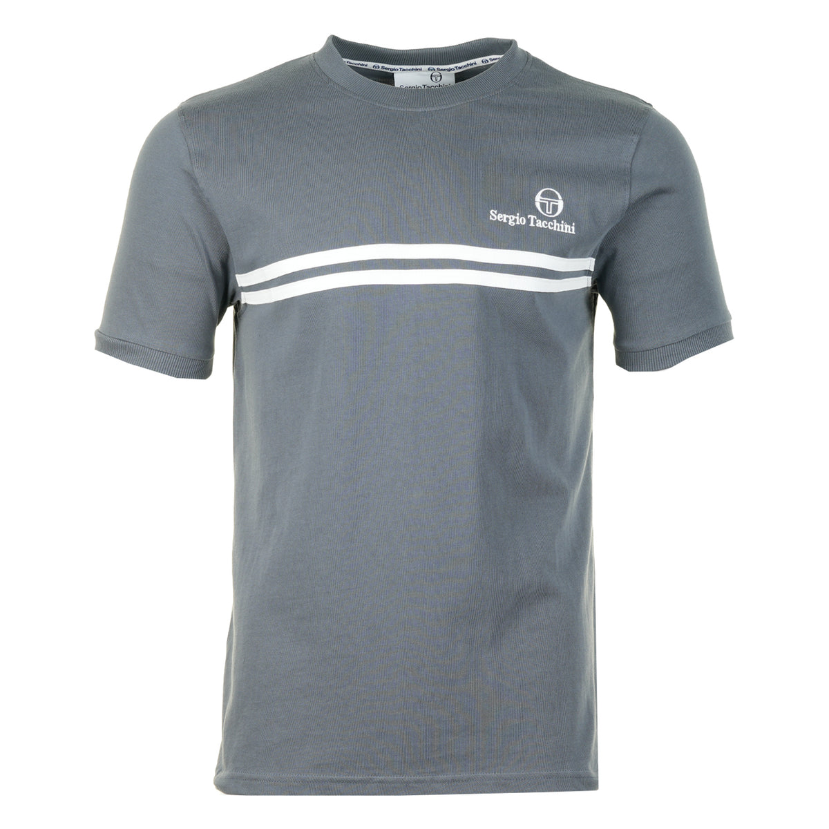 New Supermac Short Sleeve Tee Turbulence / White / Black