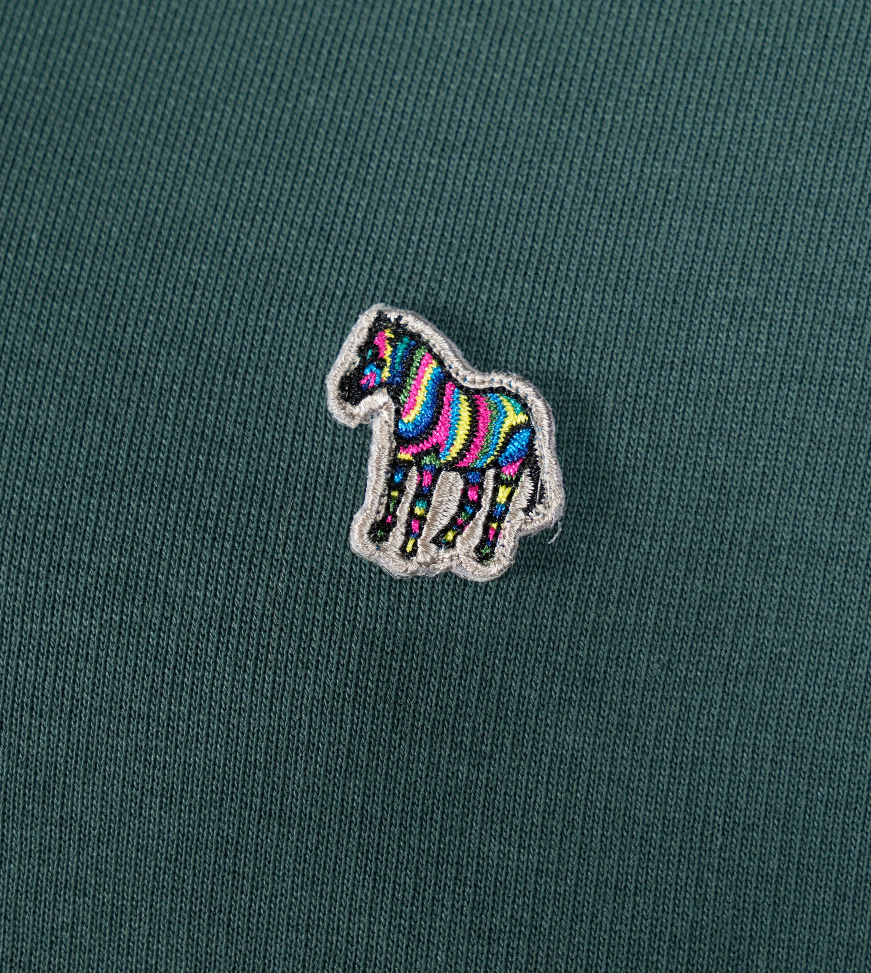 Zebra Crew Sweatshirt Petrol Green