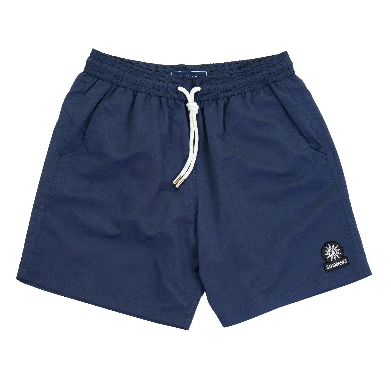Badge Logo Recycled Swim Shorts Navy