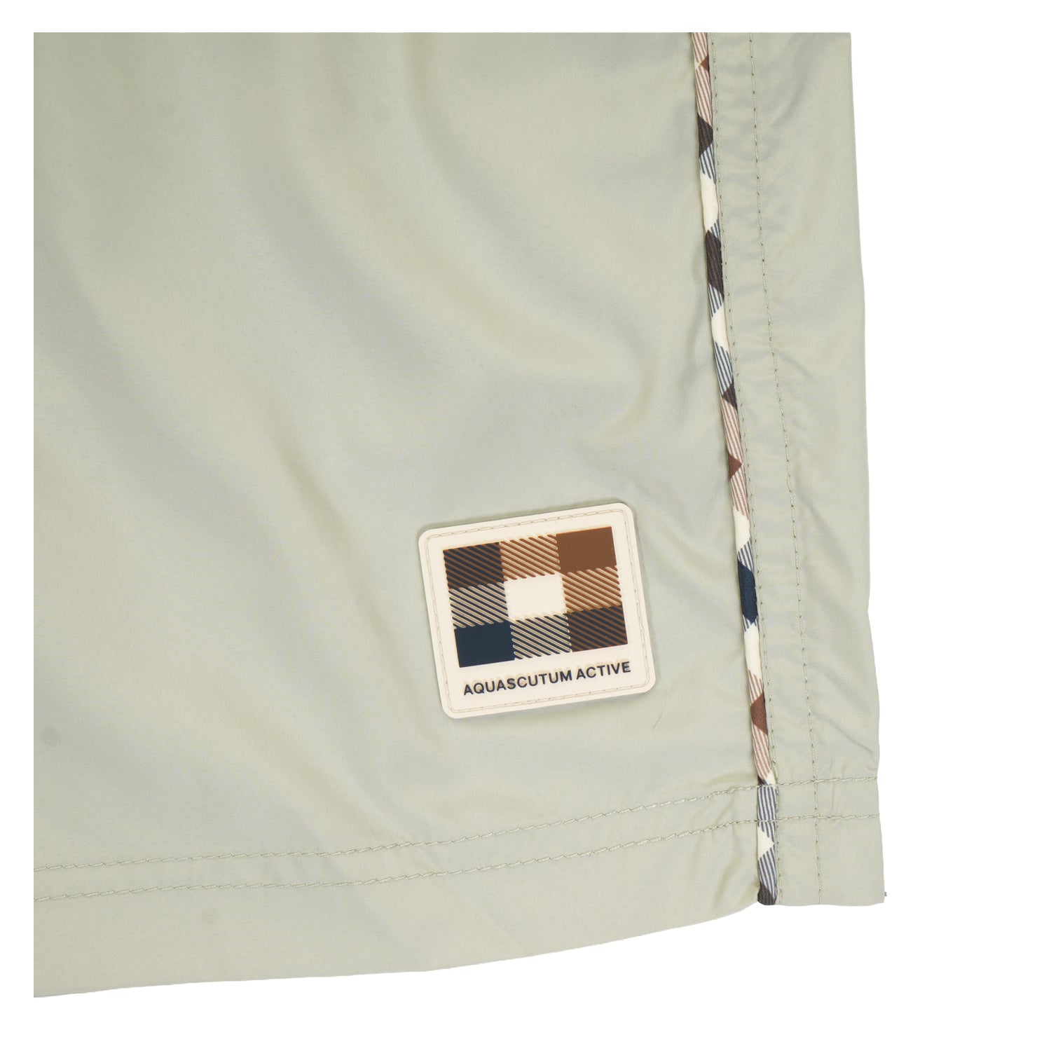 Club Check Piping Beach Shorts Salvia