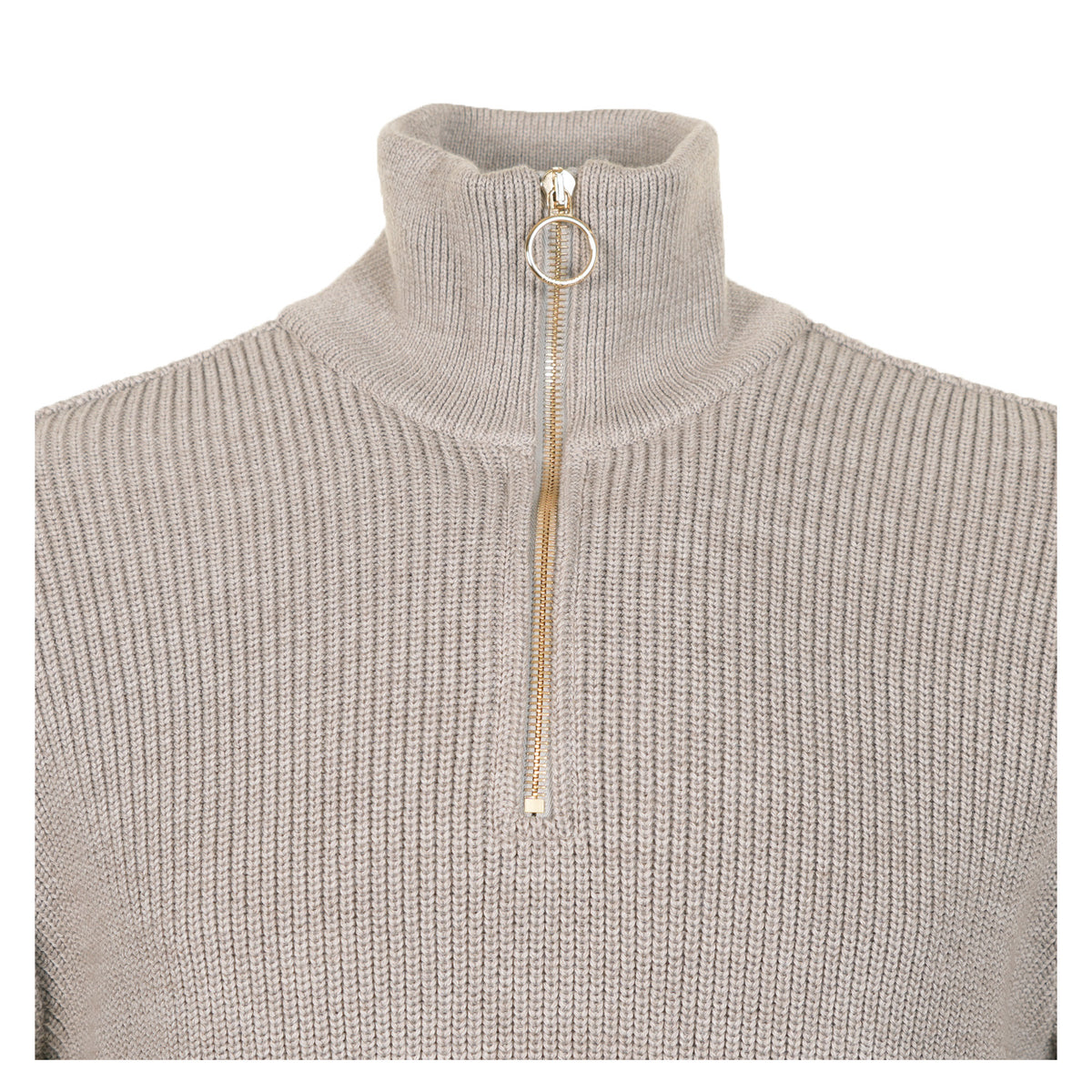 Tech Wool Half Zip Sweater Cobblestone