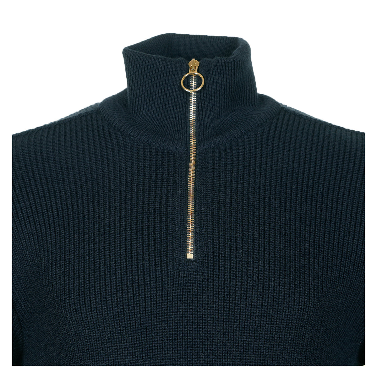 Tech Wool Half Zip Sweater Navy