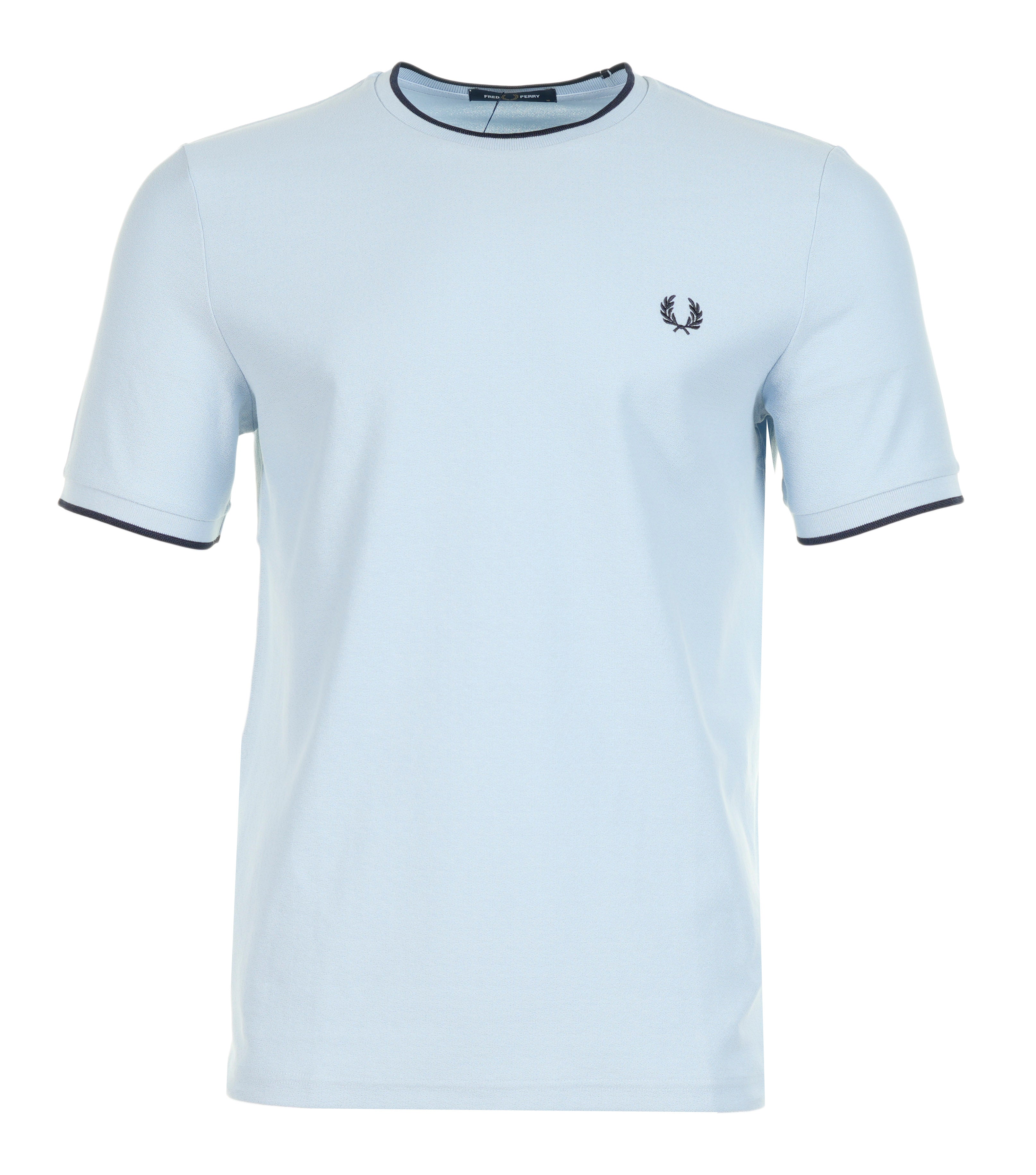 Crepe Pique T Shirt Light Smoke