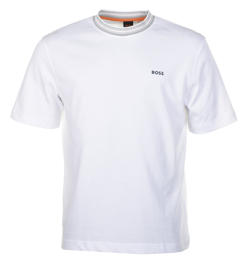 Te Glitch Knit T Shirt White