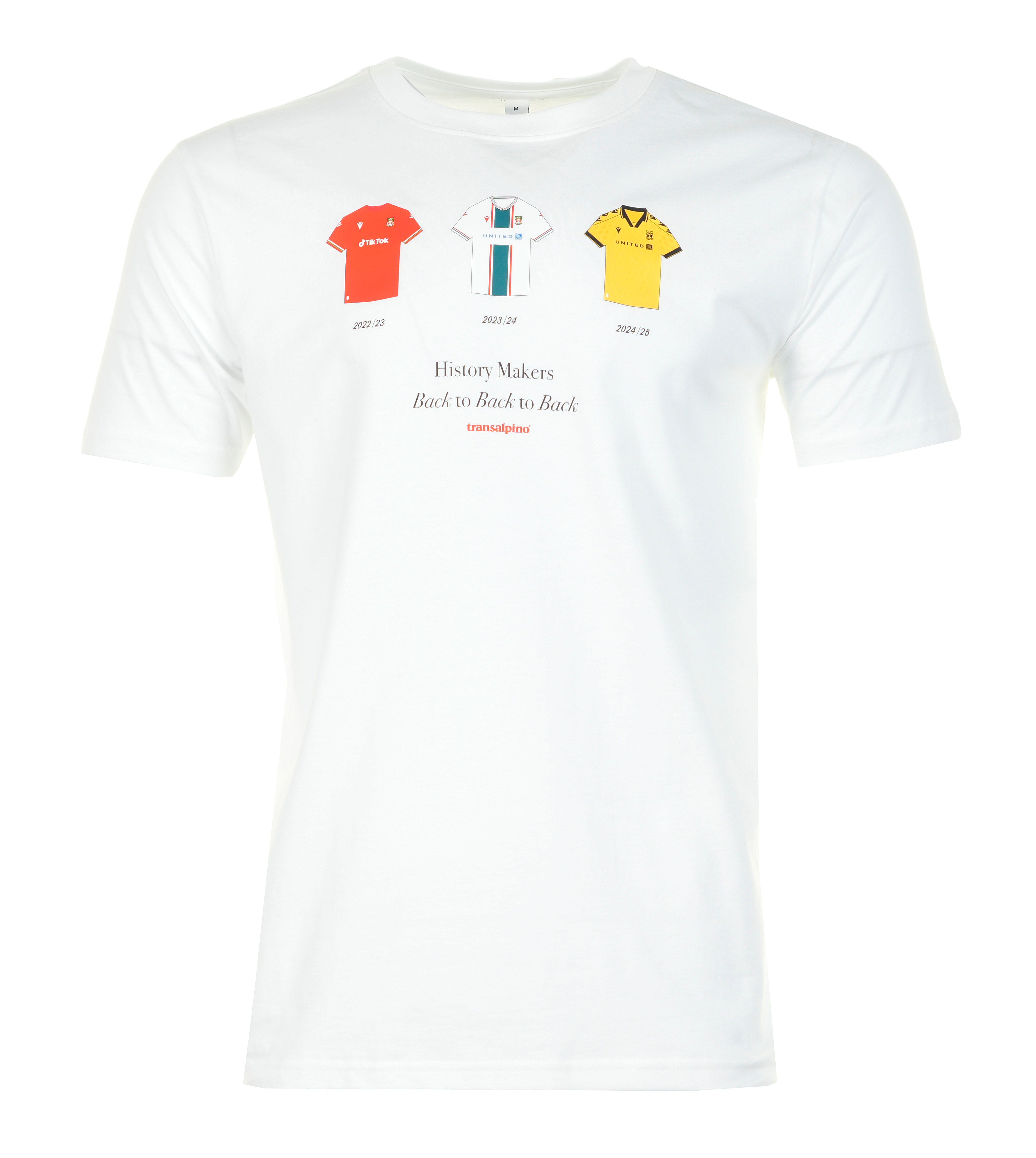 Wrexham B2B2B T Shirt White