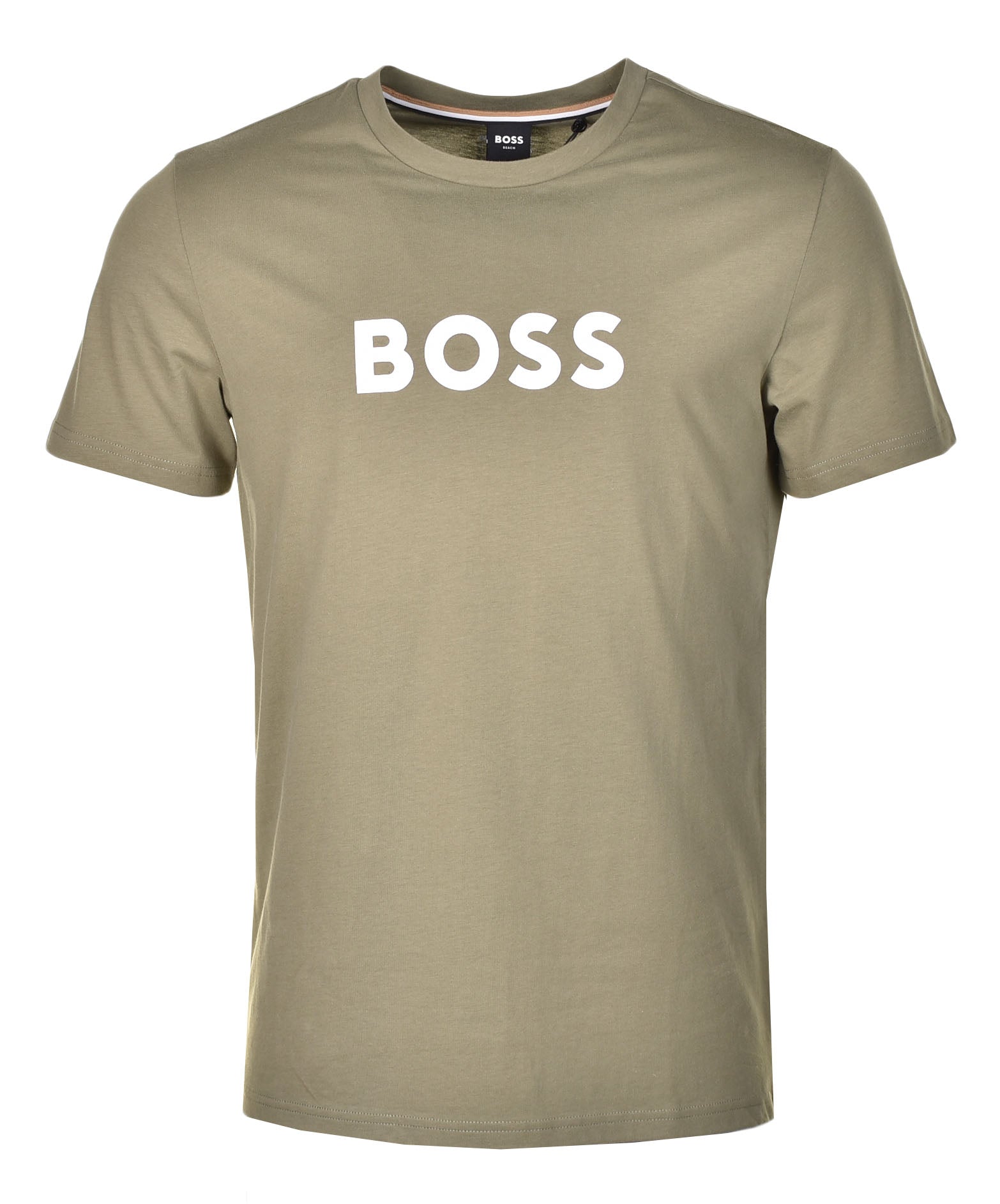 Bodywear Logo T Shirt Khaki – Ragazzi Clothing - Main Image
