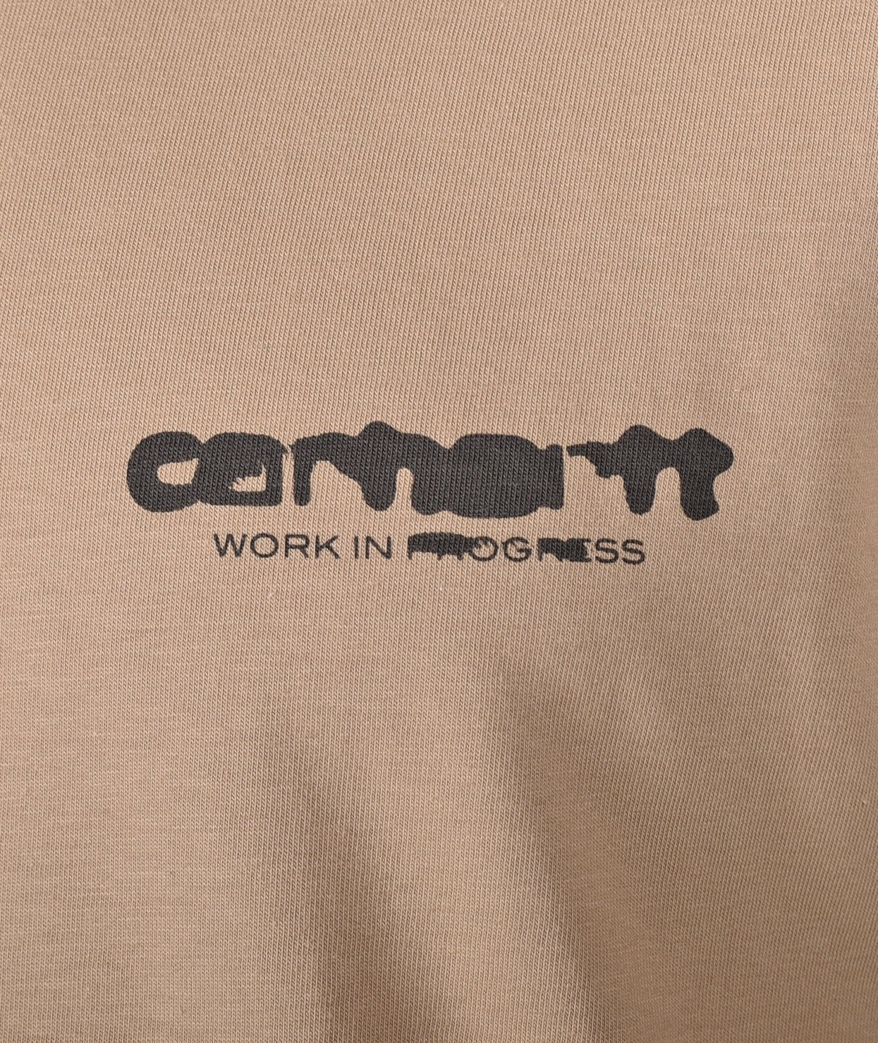 Short Sleeve Ink Bleed T Shirt Sable