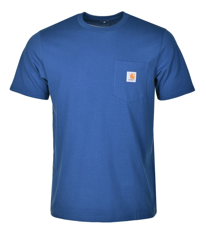 Short Sleeve Pocket T Shirt Elder Blue