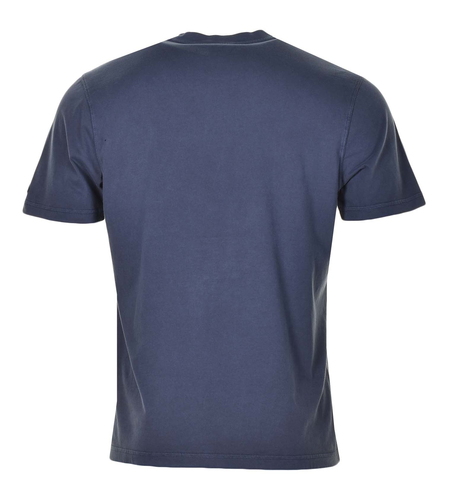 Short Sleeve Extra Soft Garment Dyed T Shirt Navy