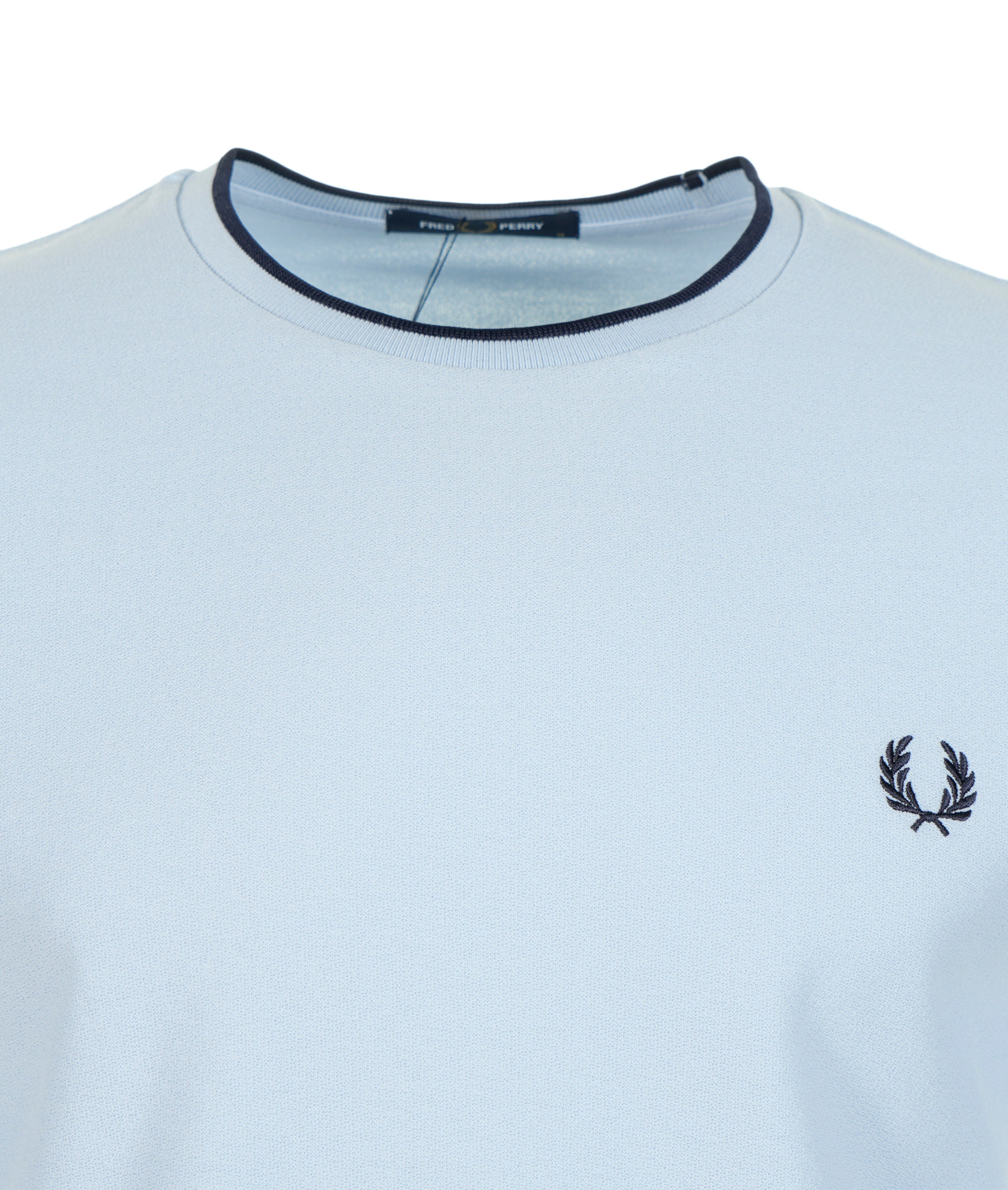 Crepe Pique T Shirt Light Smoke