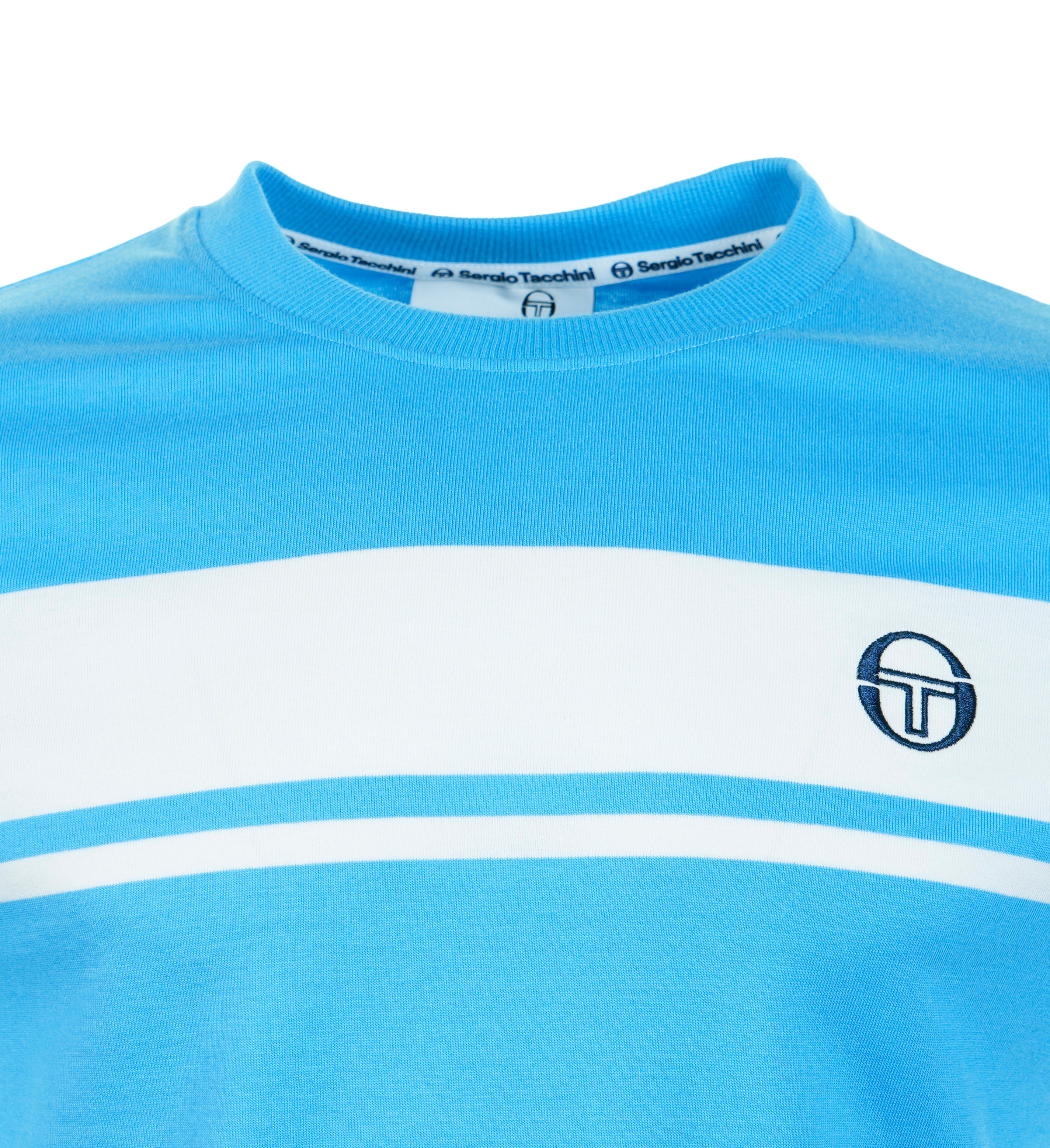 Short Sleeve Master Tee Azure Blue Gardenia