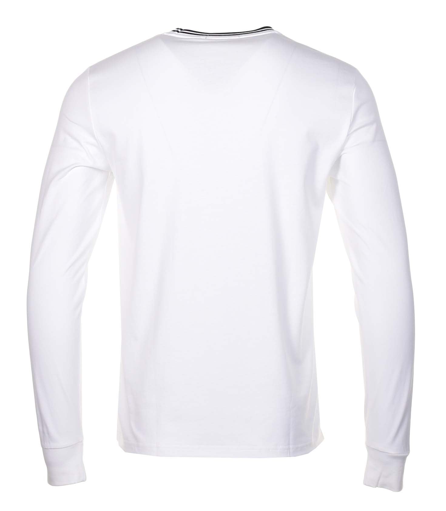 Long Sleeve Twin Tipped T Shirt White