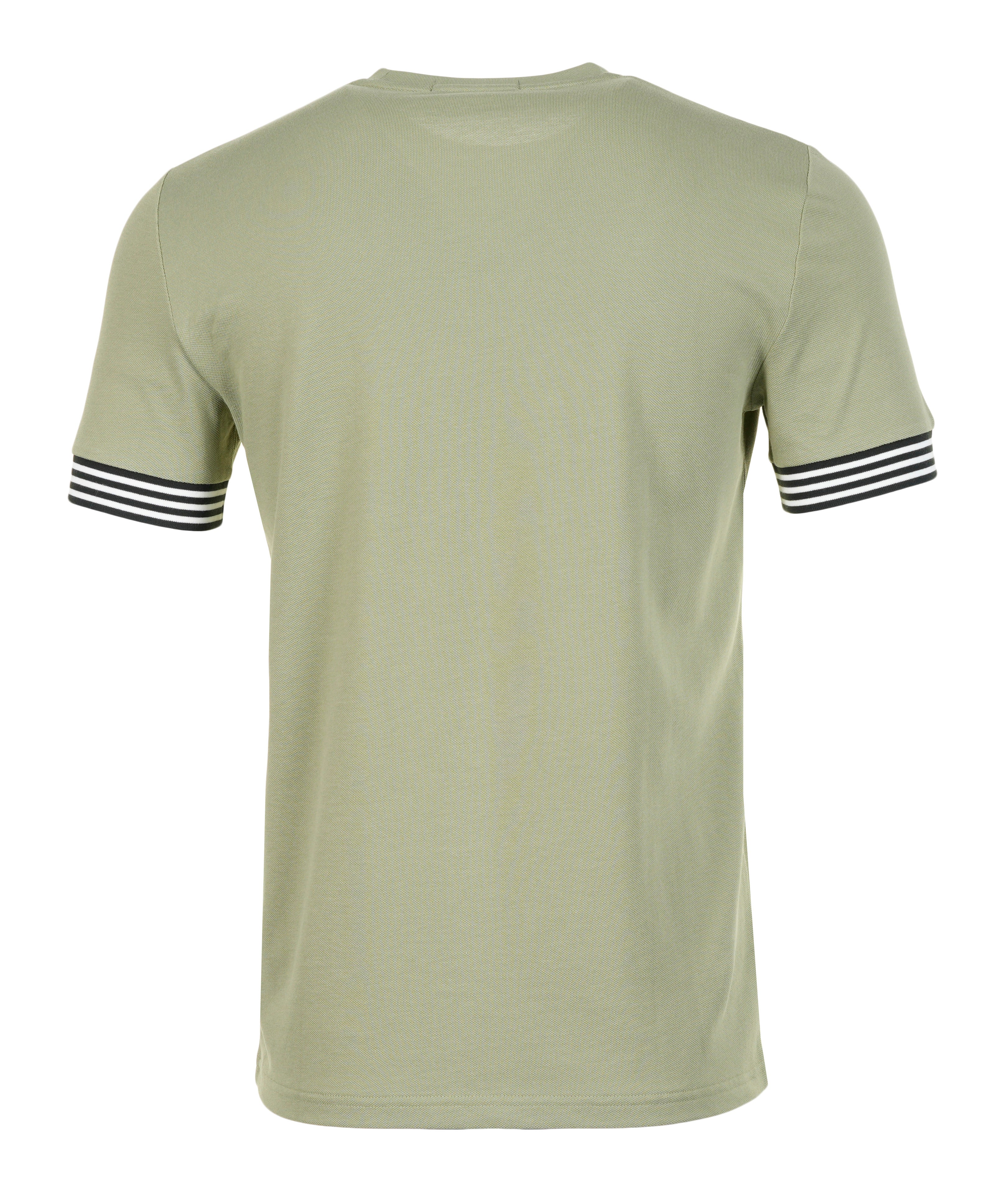 Striped Cuff T-Shirt Olive Mint